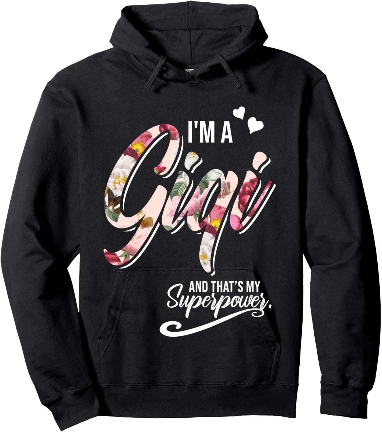 I'm a Gigi and that's my Superpower Christmas Grandma Hoodie - Hoodie | Black