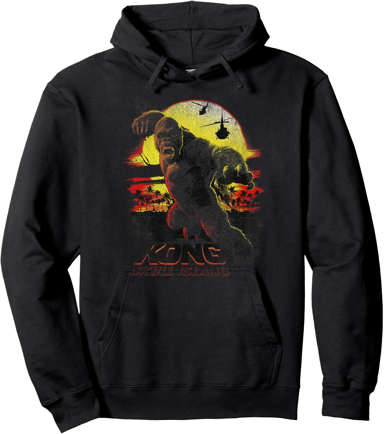 Kong: Skull Island Kong Sunset Hoodie - Hoodie | Black