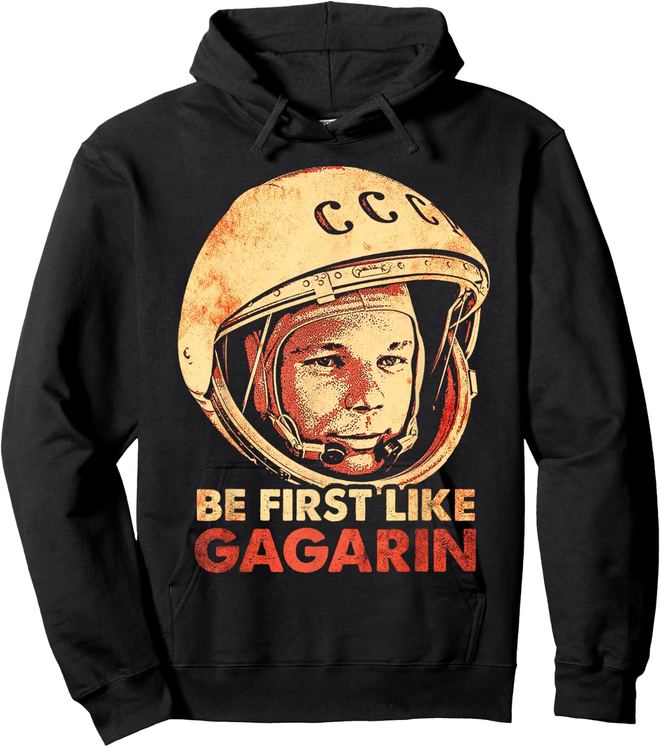 Yuri Gagarin Cosmonaut Astronaut Space First Soviet Union Hoodie - Hoodie | Black