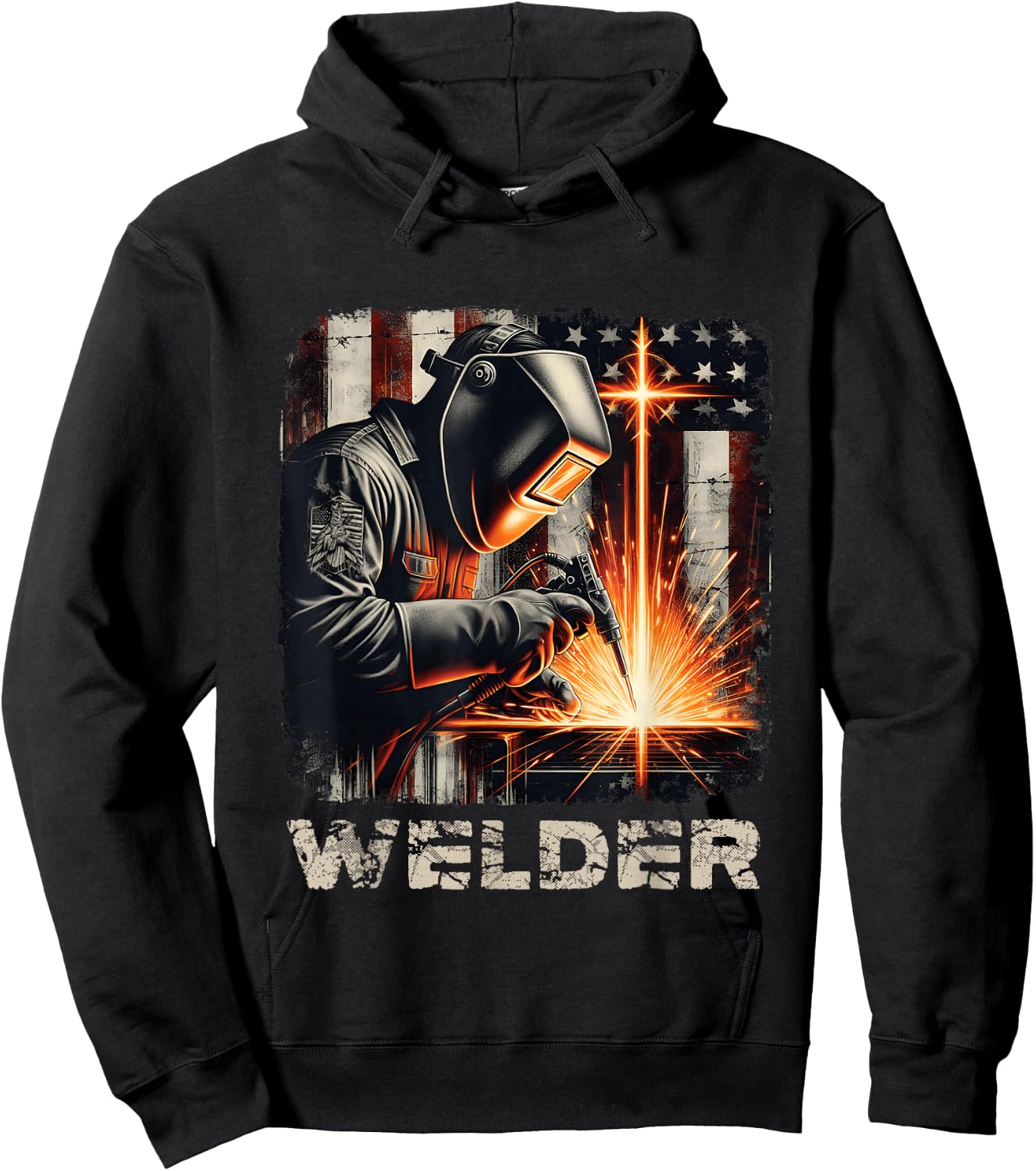 Cross Christian Hoodie - Hoodie | Black