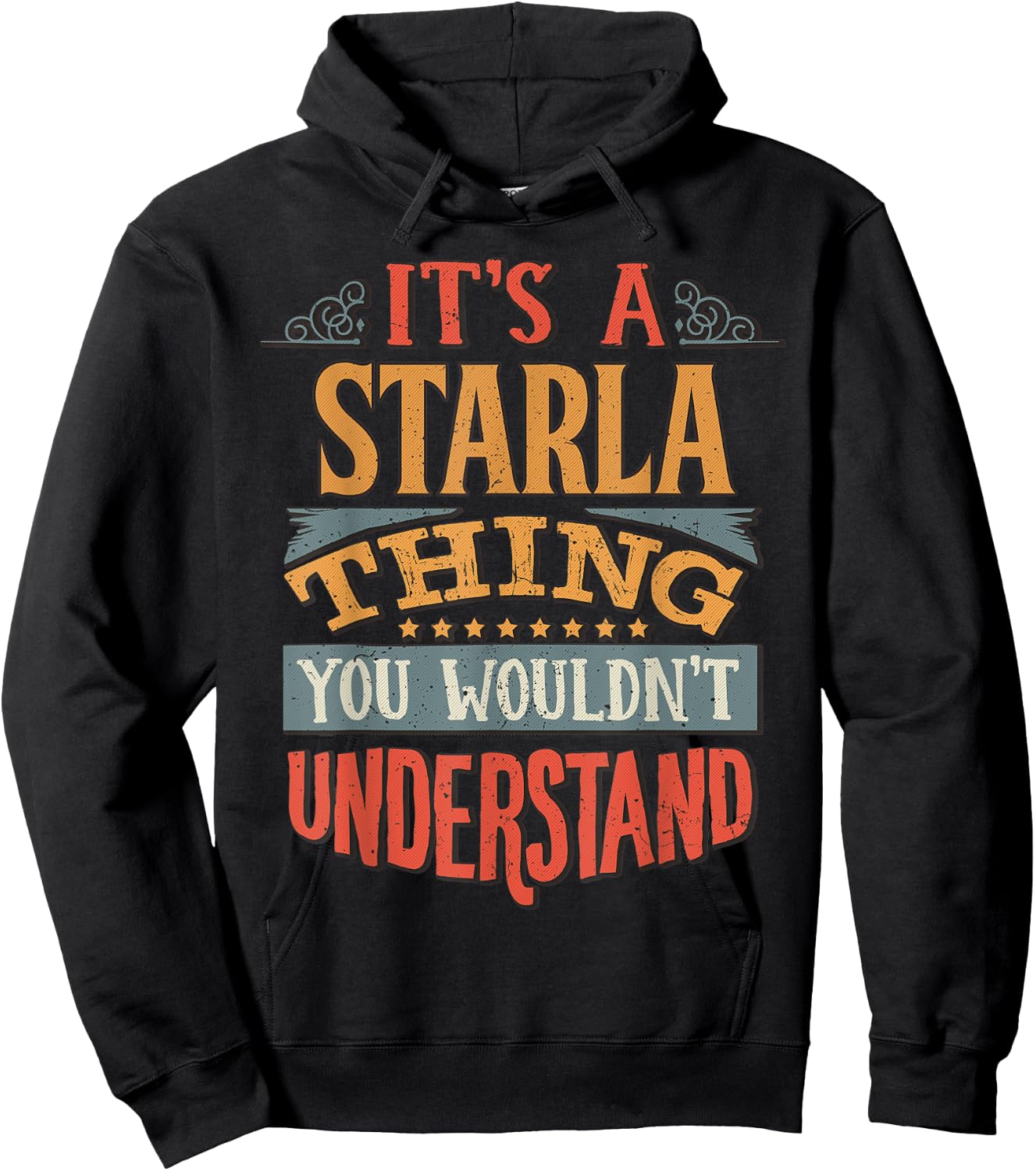 Starla Name Hoodie - Hoodie | Black