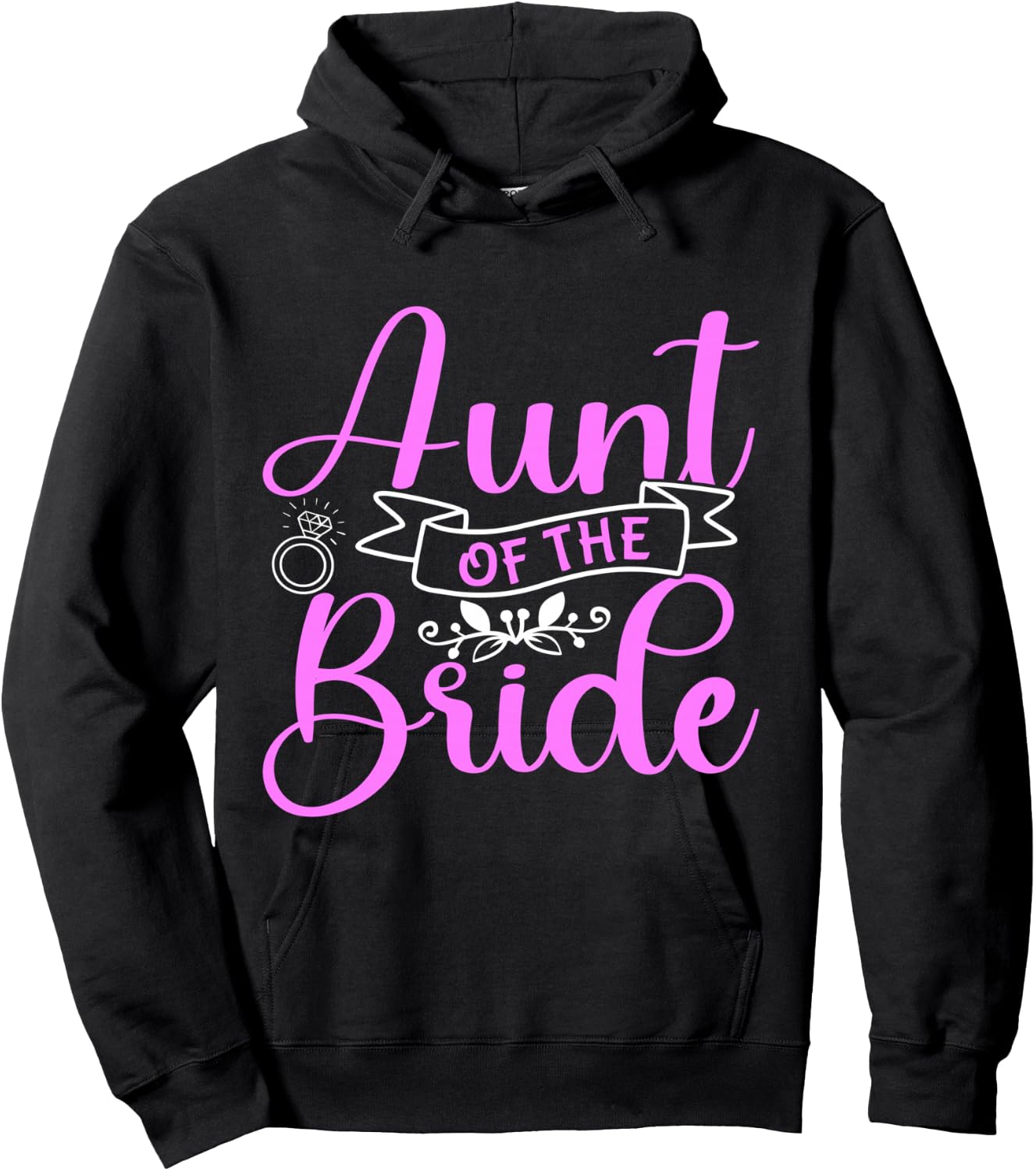 Aunt Of The Bride Hoodie - Hoodie | Black