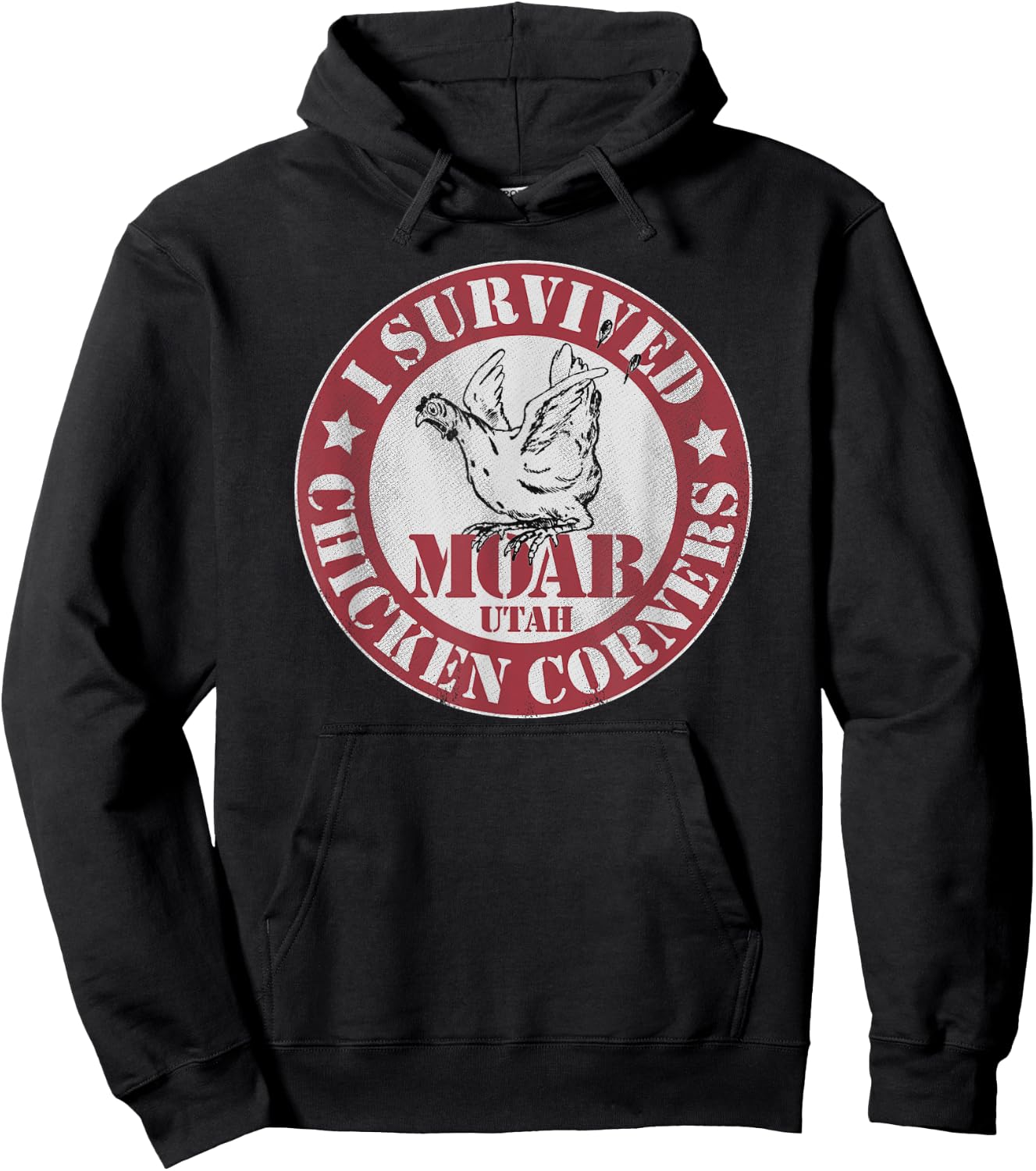 Chicken Corners Moab Utah Survivor OHV ATV Off Highway Trail Hoodie - Hoodie | Black