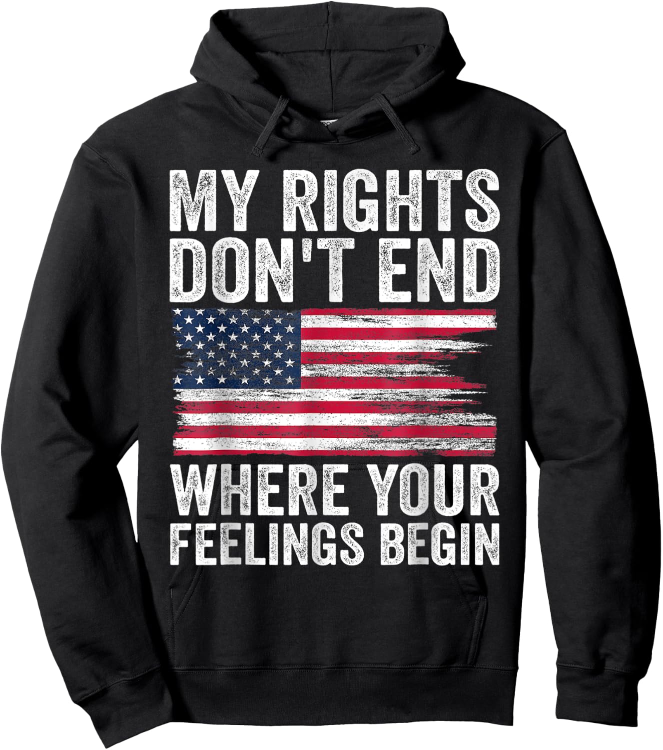 My Rights Don't End Where Your Feelings Begin Hoodie - Hoodie | Black