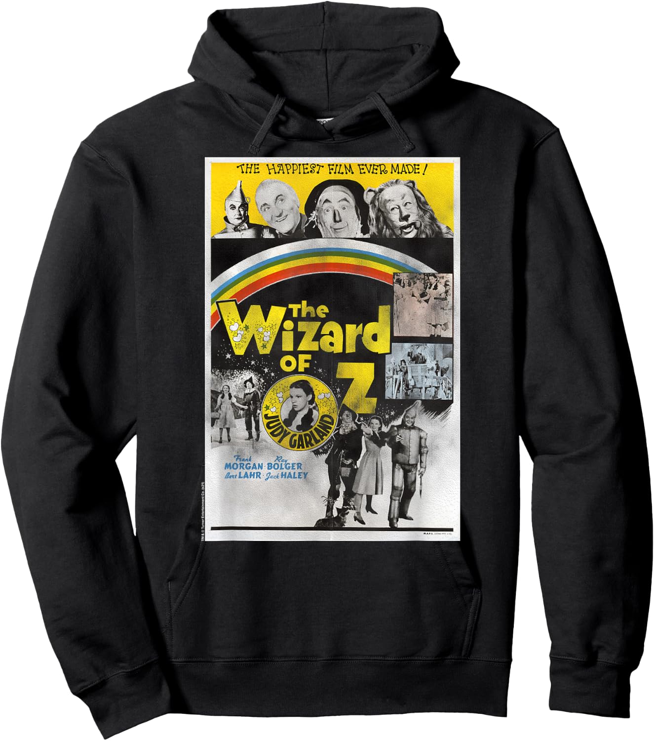 Wizard of Oz Vintage Movie Poster Hoodie - Hoodie | Black