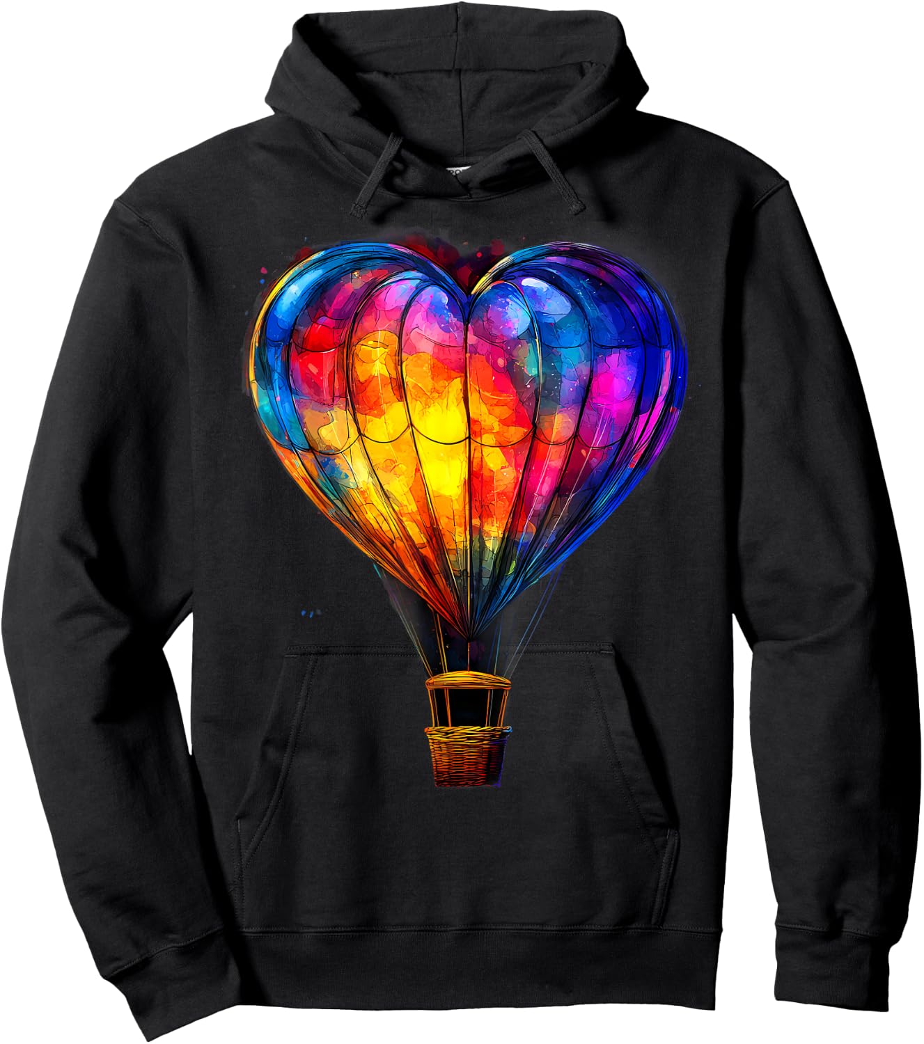 Hot Air Balloon Ride Festival Hot Air Ballooning Hoodie - Hoodie | Black
