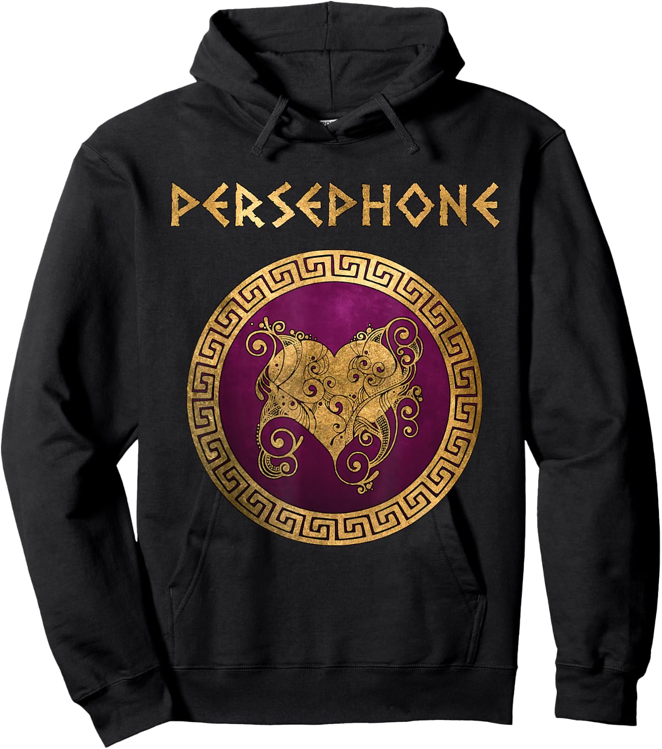 Persephone Ancient Greek Goddess Symbol Hoodie - Hoodie | Black