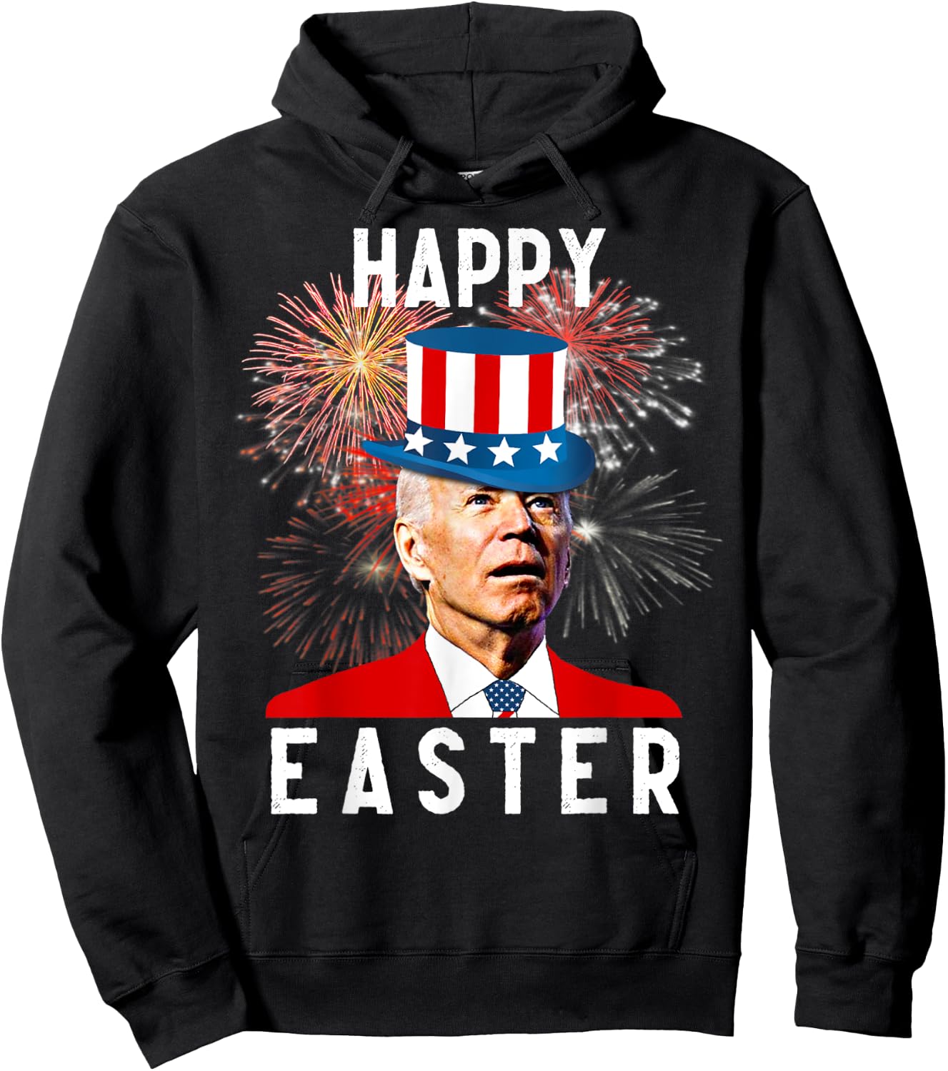 Joe Biden Happy Easter For Funny 4th Of July Men Hoodie - Hoodie | Black