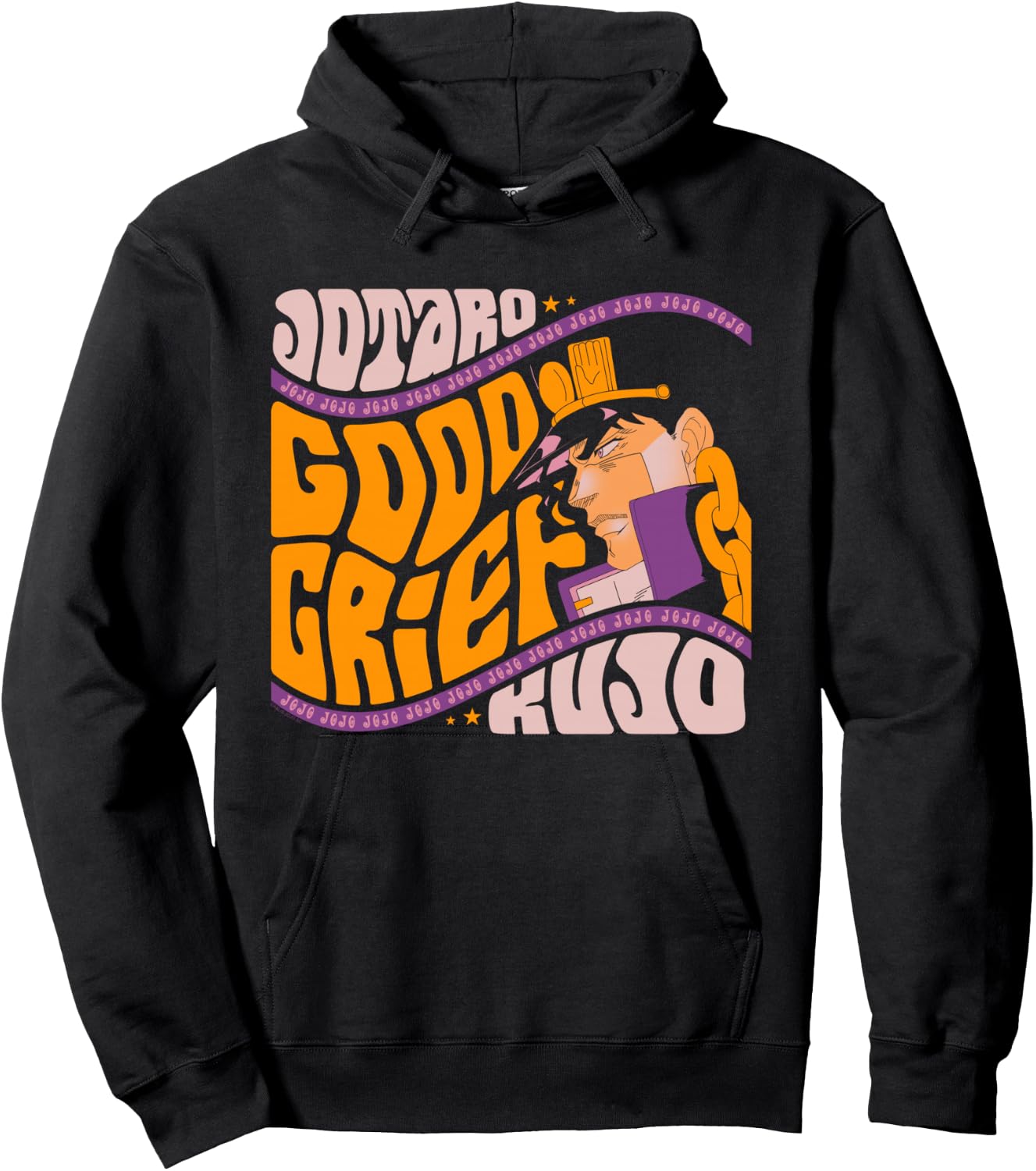 JoJo's Bizarre Adventure Good Grief Jotaro Yare Yare Daze Hoodie - Hoodie | Black