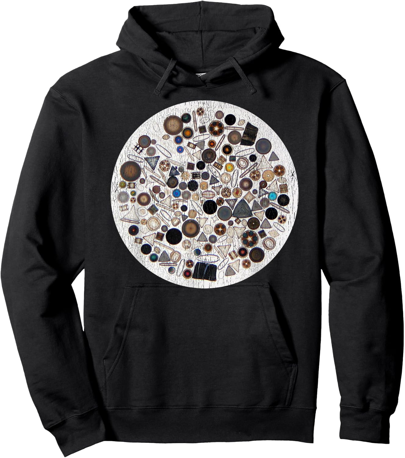 Diatoms Algae Microalgae Sea Flora Life Biomass Fun Hoodie - Hoodie | Black