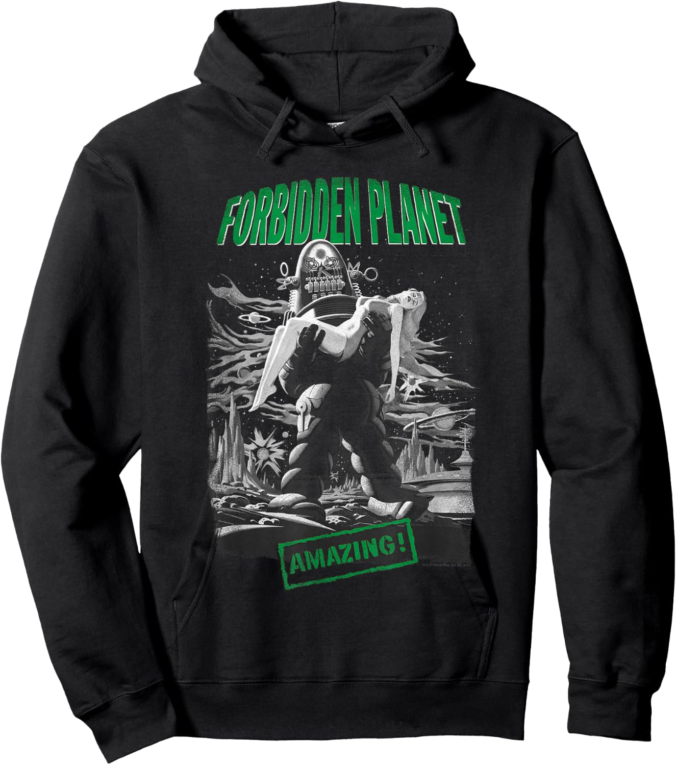 Forbidden Planet Robot Poster Hoodie - Hoodie | Black