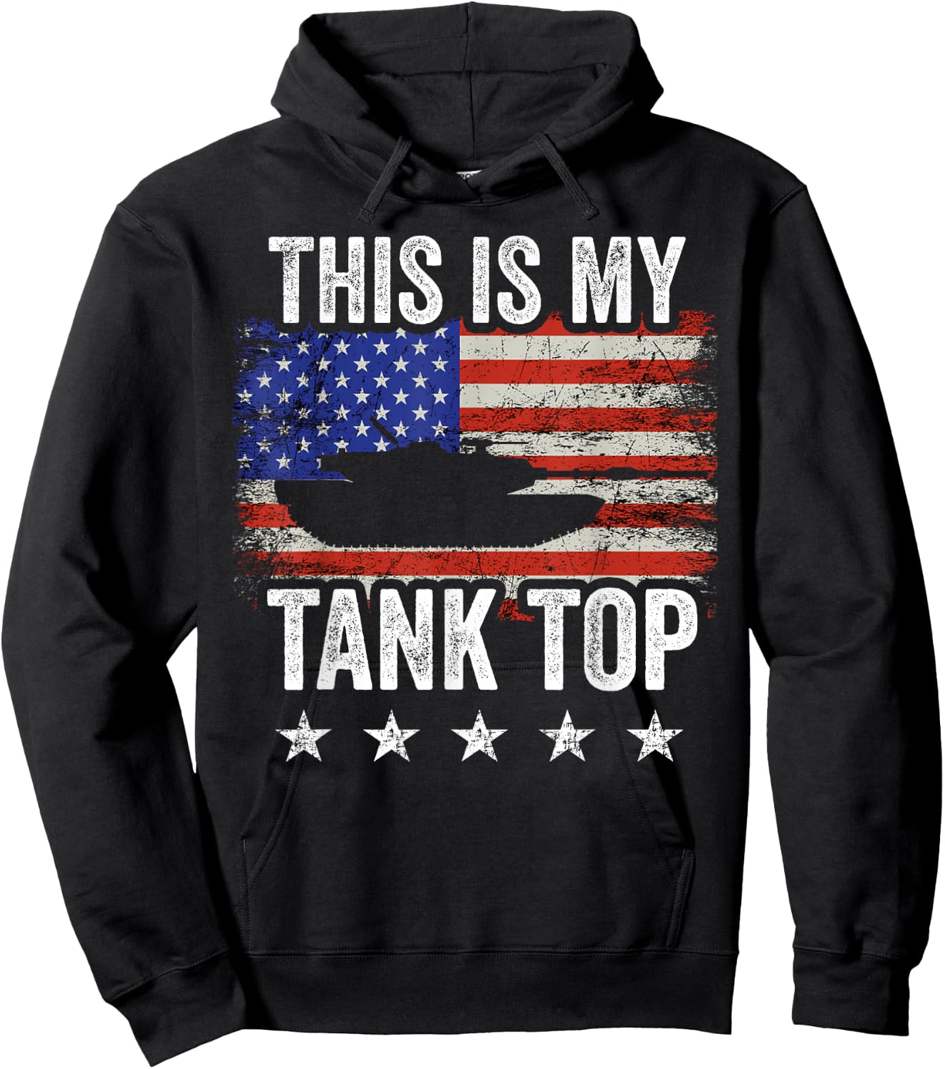 M1 Abrams Tank American Main Battle Tank Hoodie - Hoodie | Black