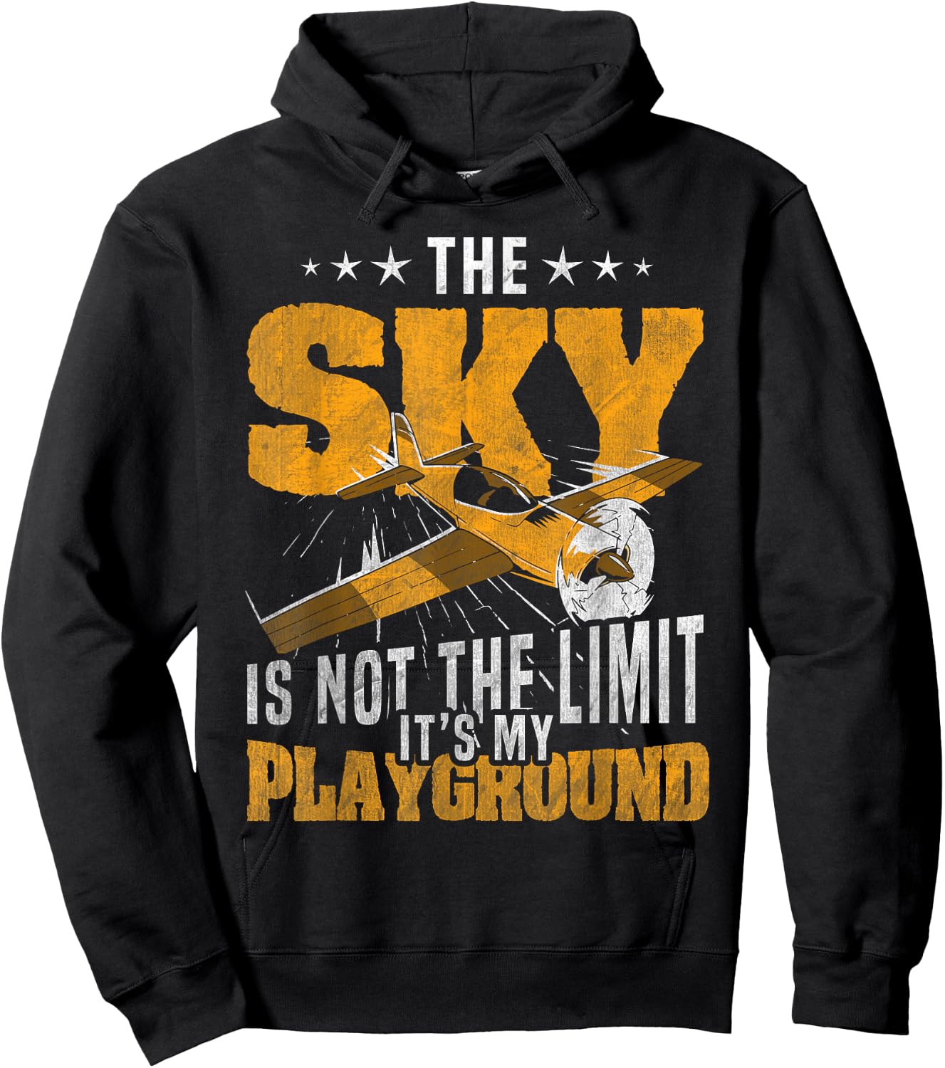 Sky Is Not The Limit Its My Playground RC Plane Hoodie - Hoodie | Black