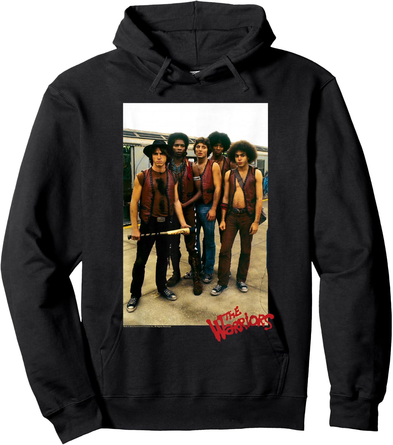 Warriors Old Film Hoodie - Hoodie | Black
