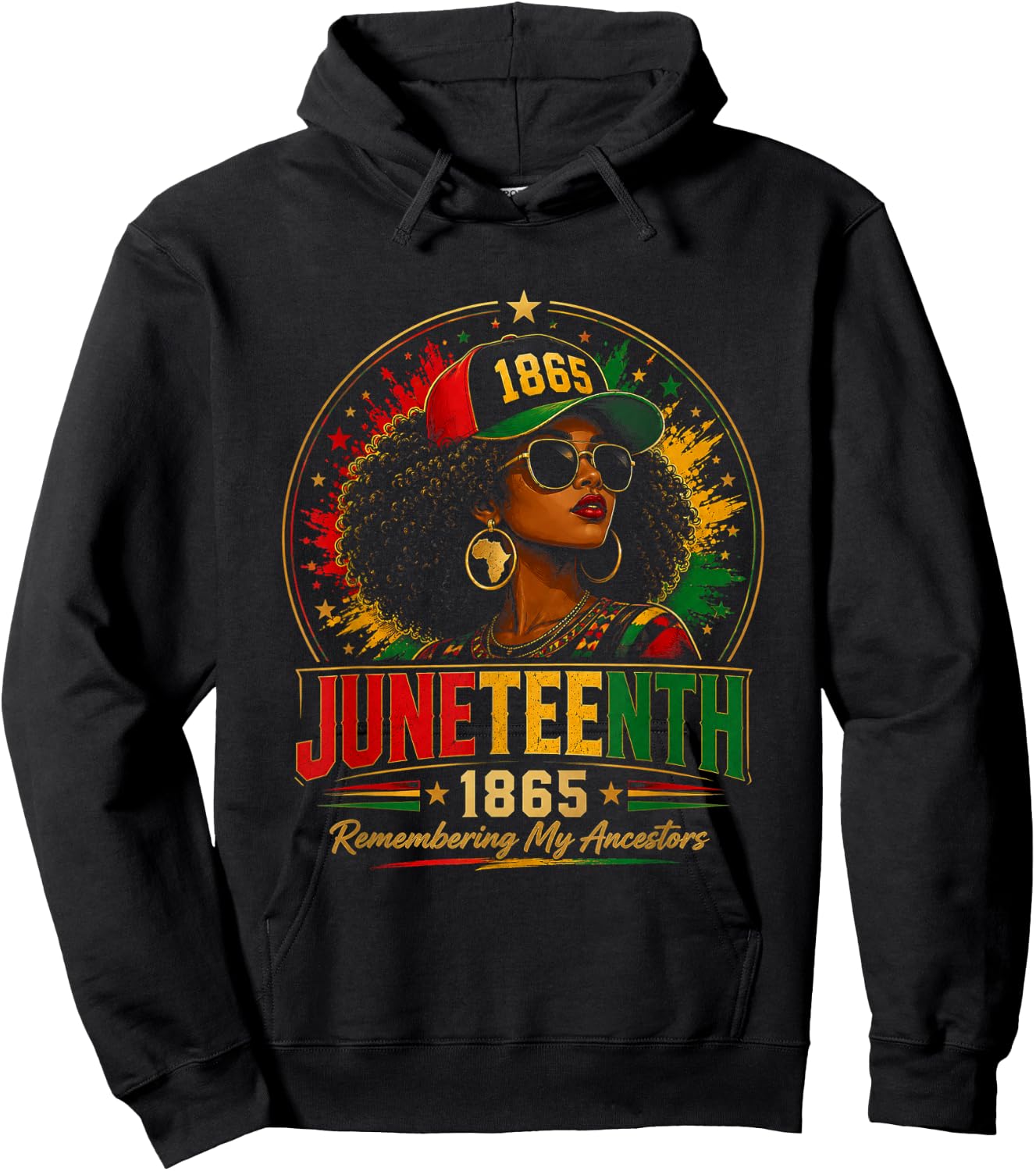 Juneteenth Remembering My Ancestors Black Women Juneteenth Hoodie - Hoodie | Black