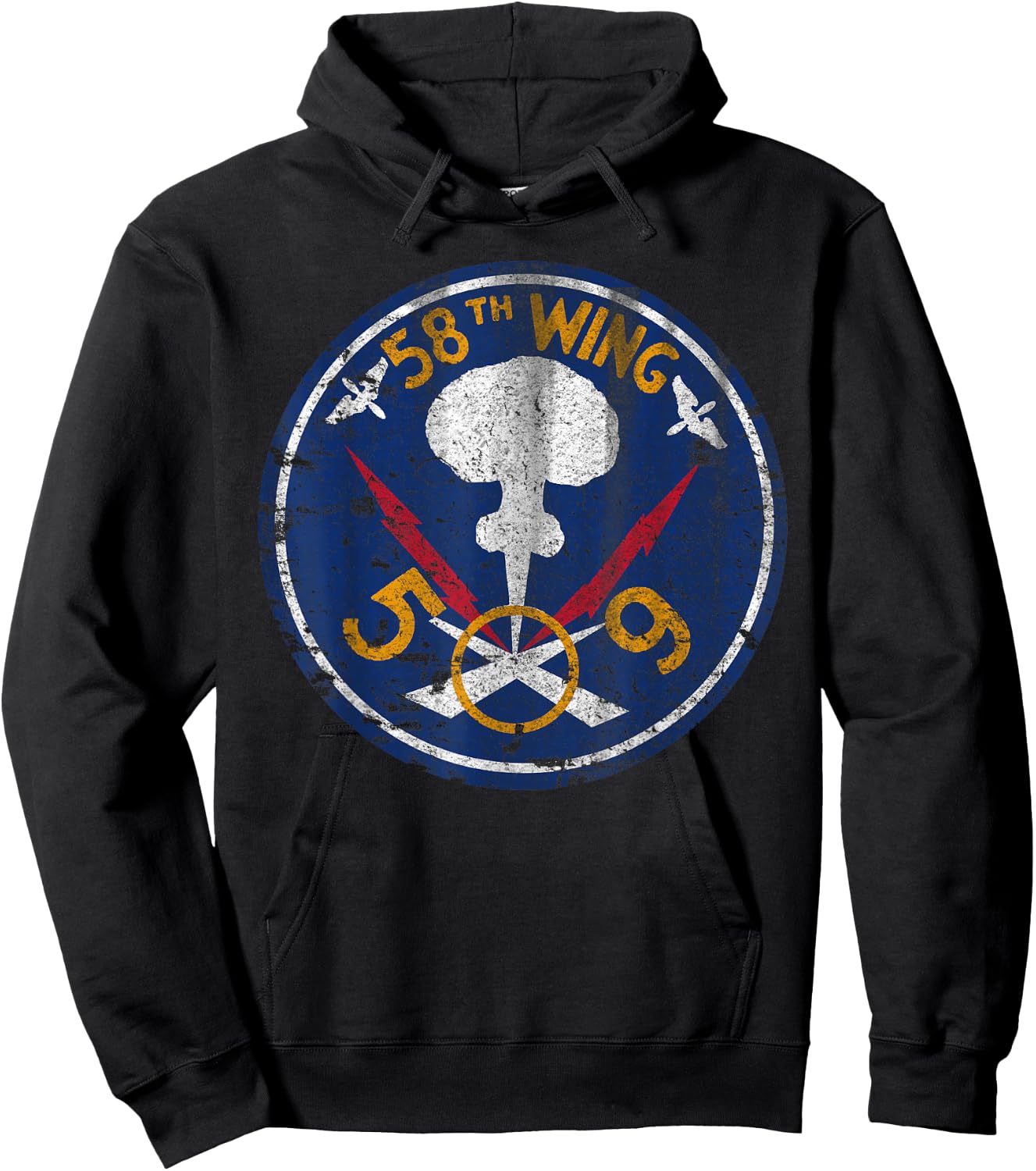 509th Composite Group WWII Vintage Patch Insignia Hoodie - Hoodie | Black