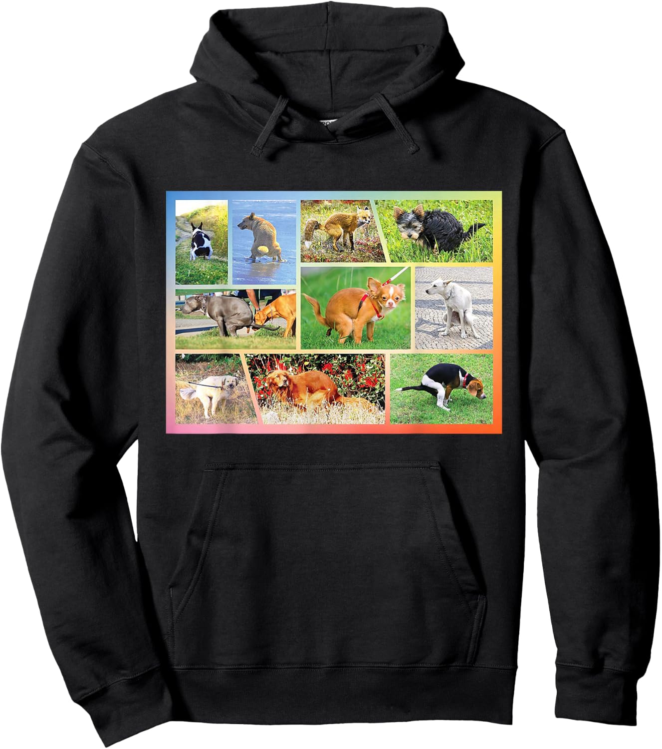 Fun Pooping Chihuahua Pet Owner Humor Dog Lover Hoodie - Hoodie | Black