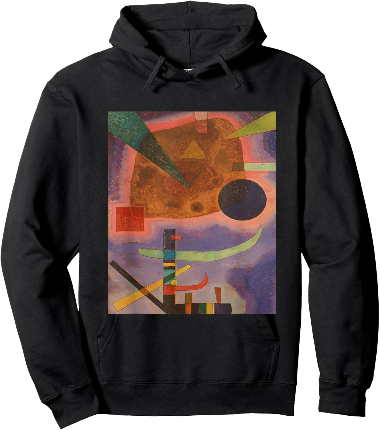 Three Elements by Kandinsky Hoodie - Hoodie | Black