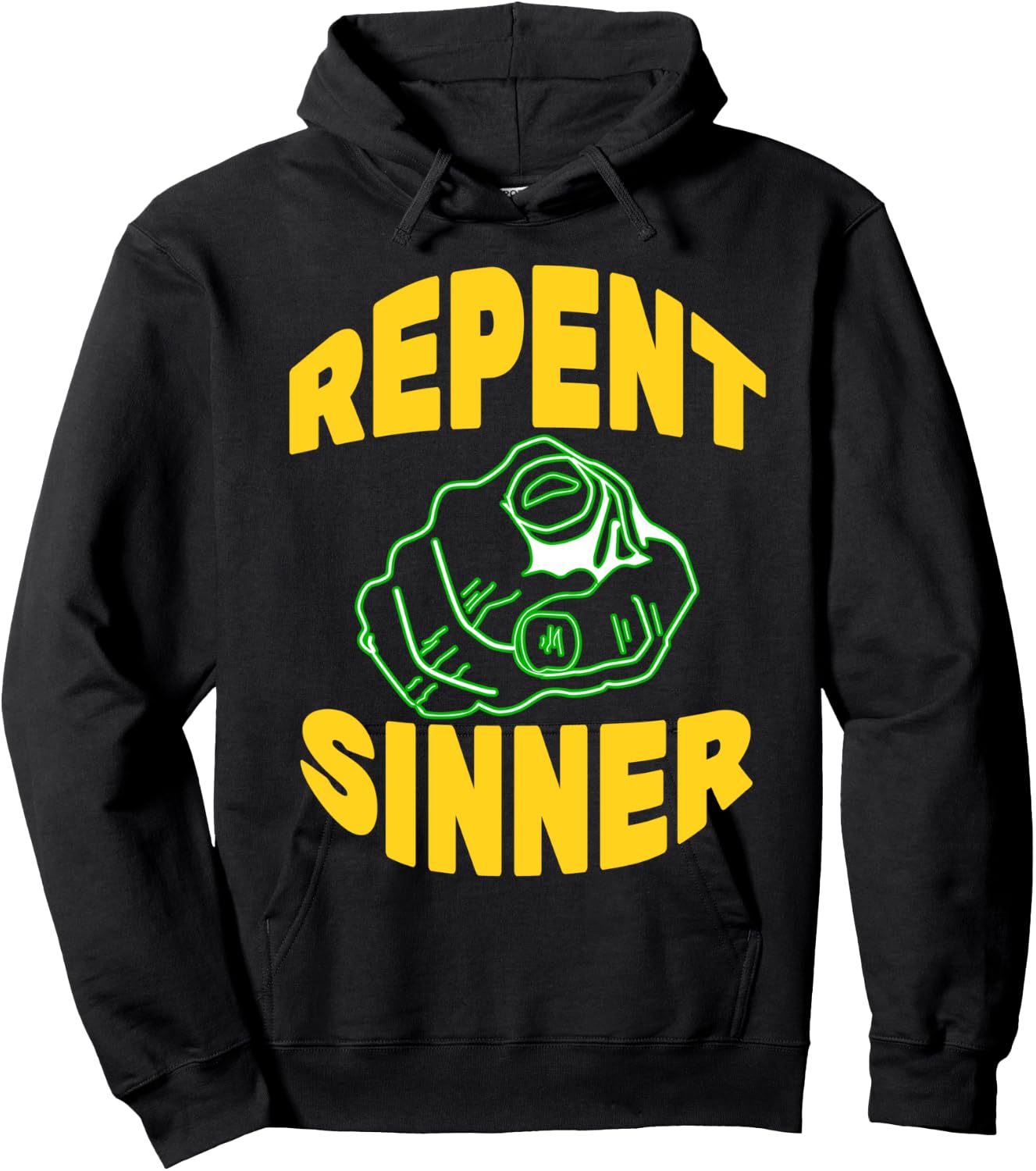 Repent Sinner Hoodie - Hoodie | Black