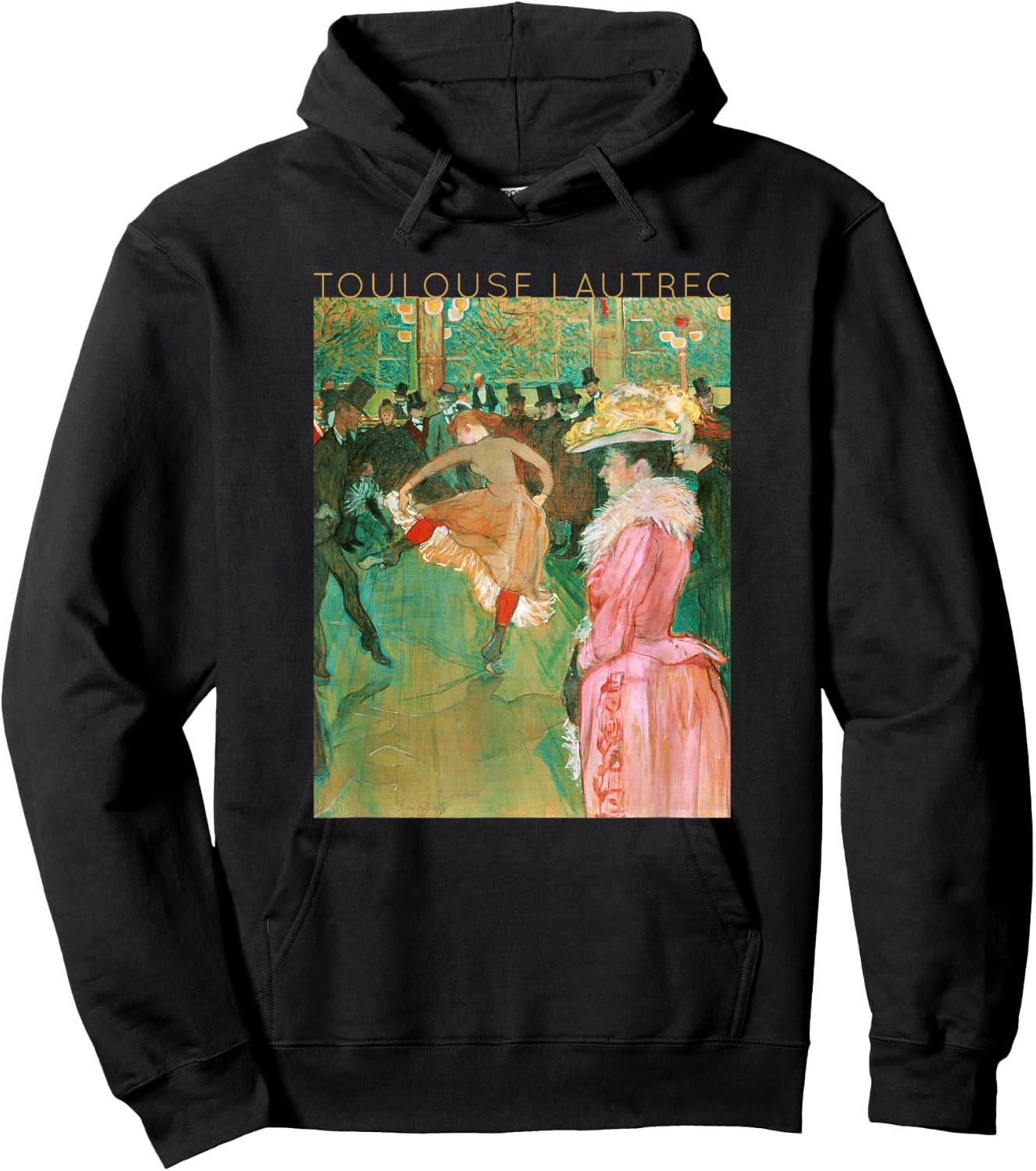 Toulouse Lautrec The Dance for Artists Hoodie - Hoodie | Black
