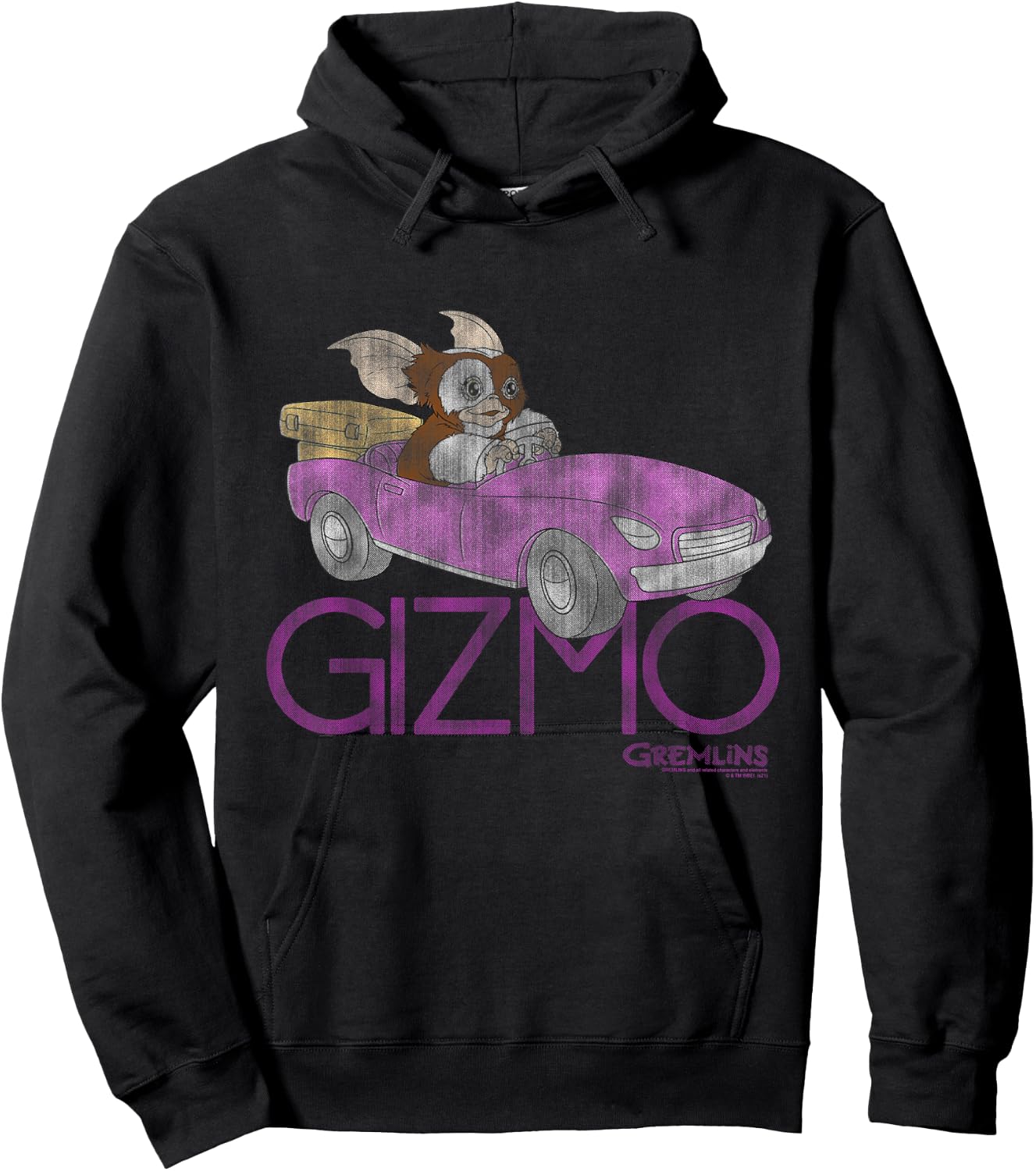 Gremlins Gizmo Pink Car Hoodie - Hoodie | Black