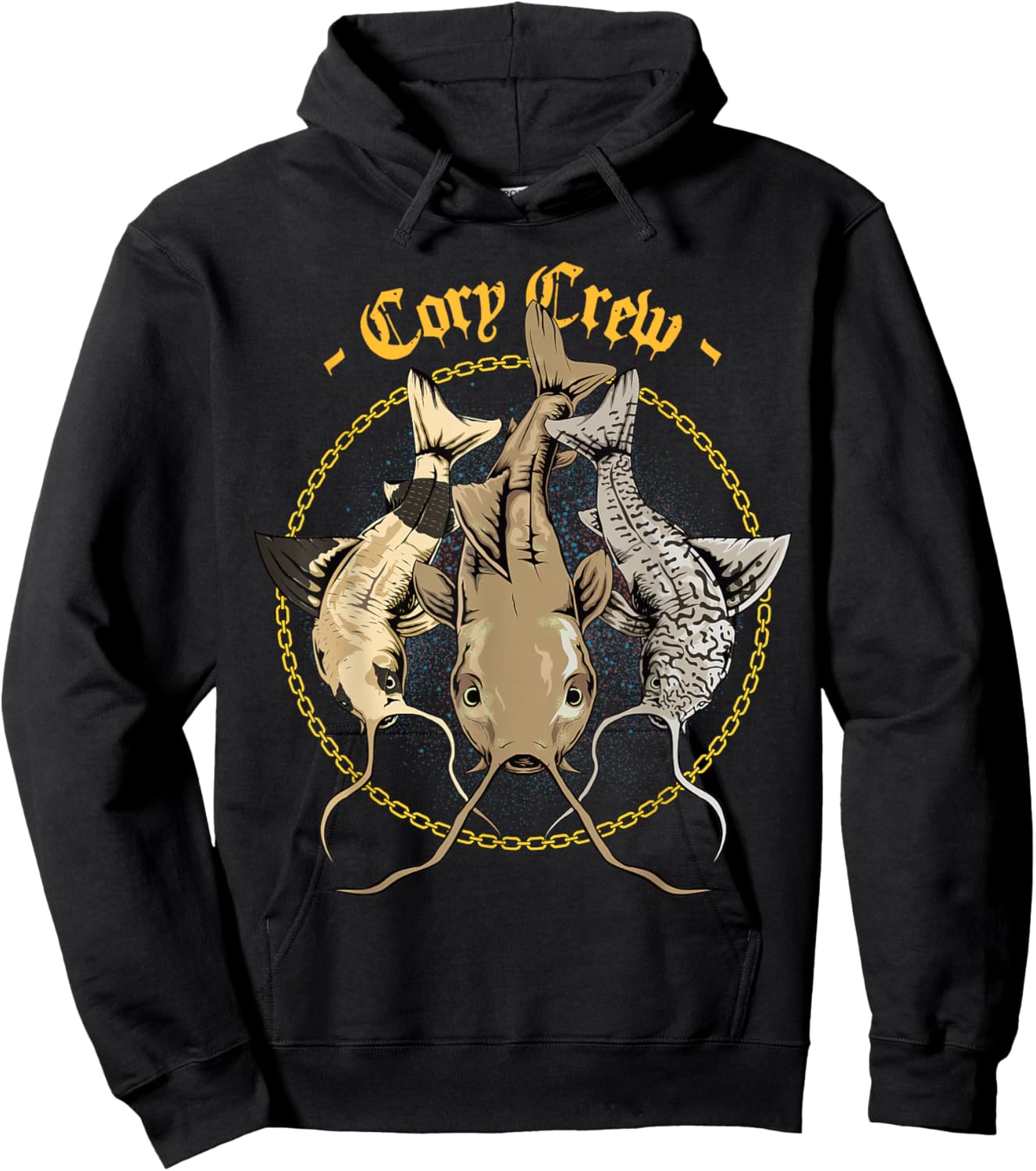 Corydora Catfish - "Cory Crew" Hoodie - Hoodie | Black