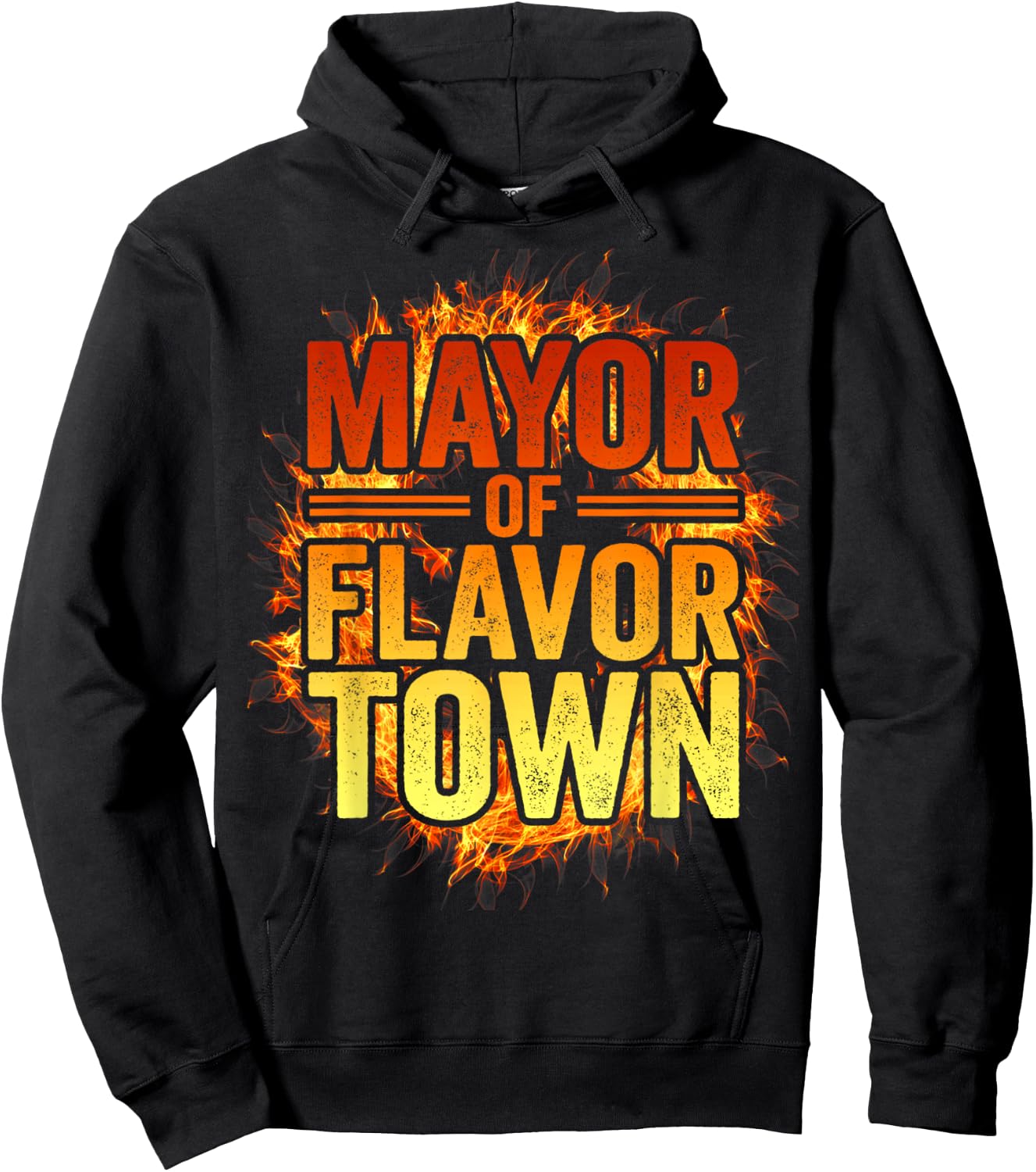 Mayor Of Flavortown Welcome to Flavor Town Funny Meme Hoodie - Hoodie | Black