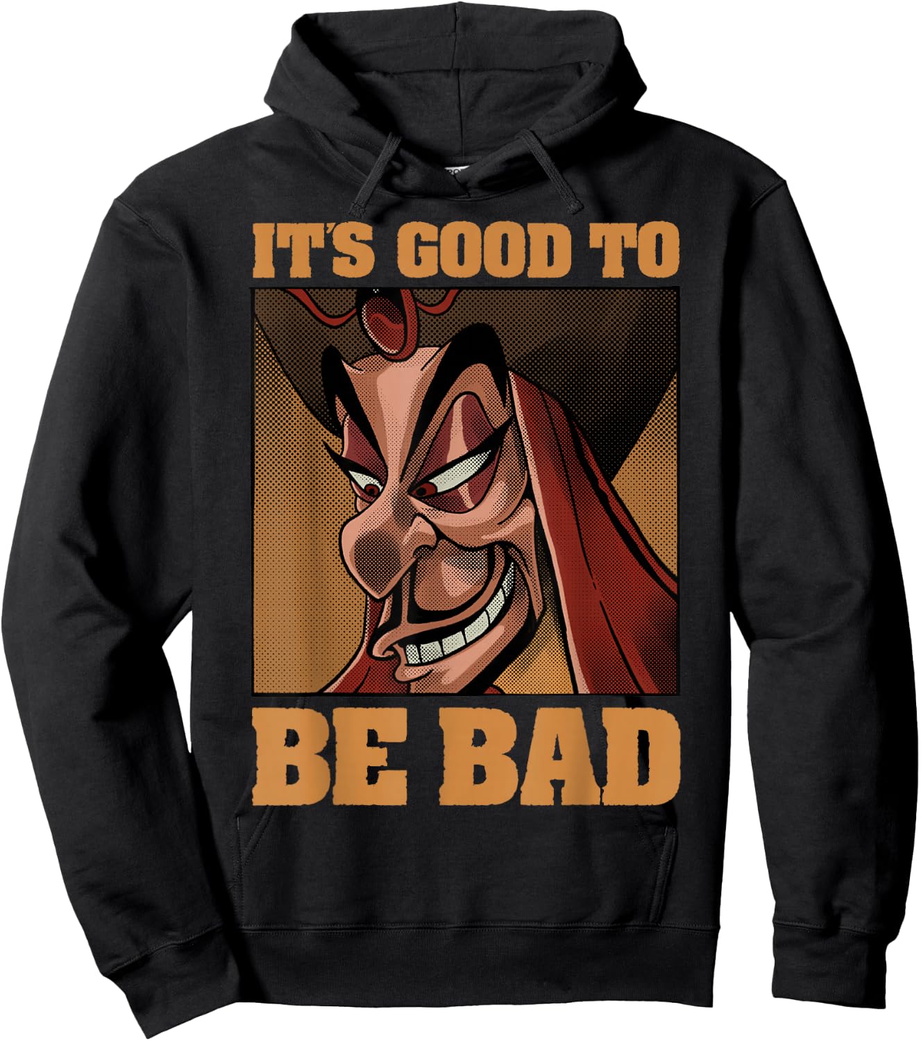 Disney Villains Jafar It's Good To Be Bad Portrait Hoodie - Hoodie | Black