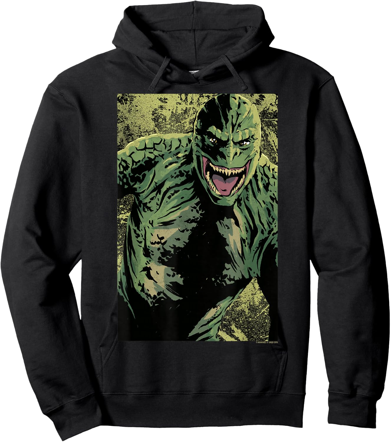 Marvel Spider-Man No Way Home Lizard Stylized Portrait Hoodie - Hoodie | Black