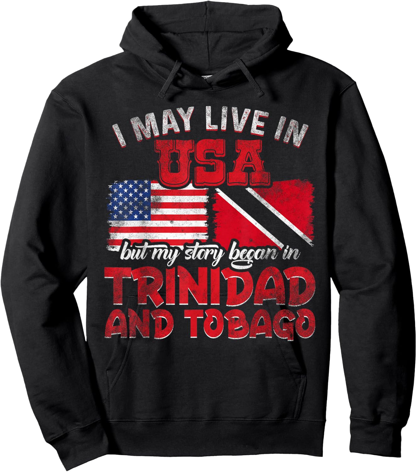 My Story Began in Trinidad and Tobago Hoodie - Hoodie | Black