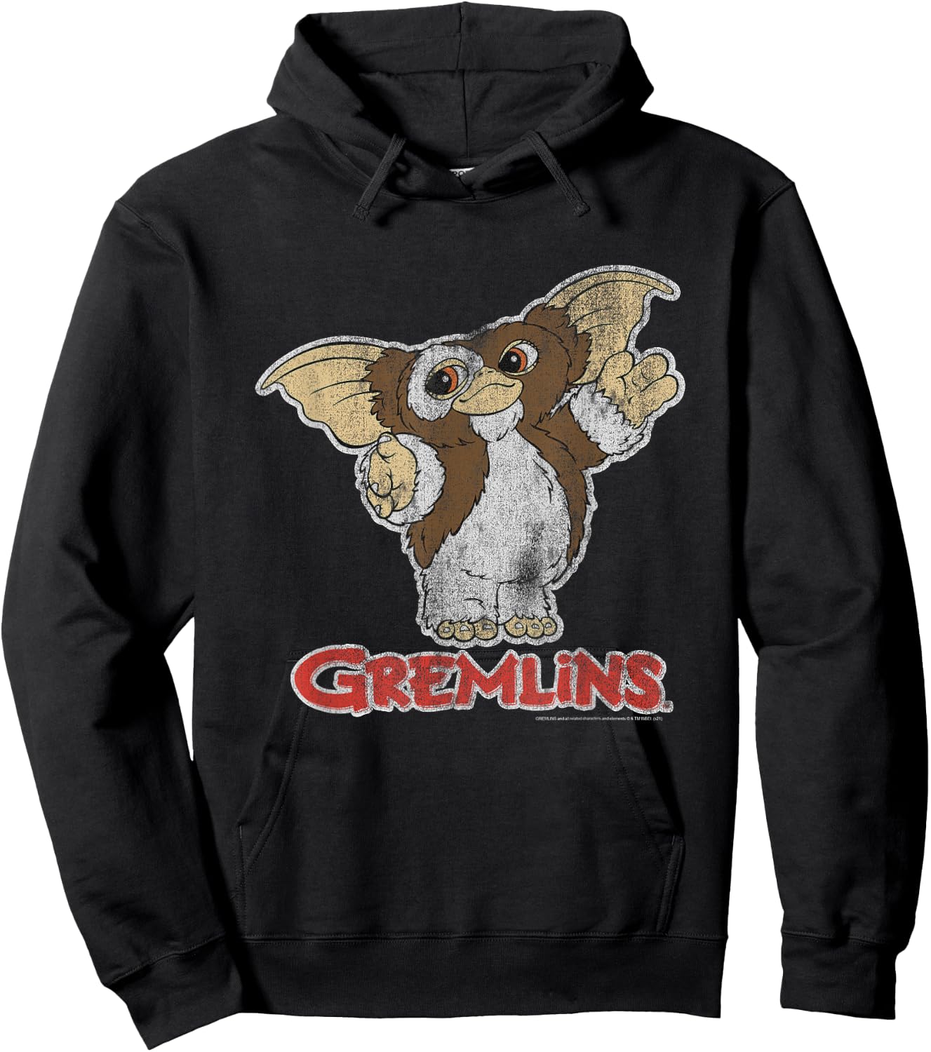 Gremlins Gizmo and Logo Hoodie - Hoodie | Black