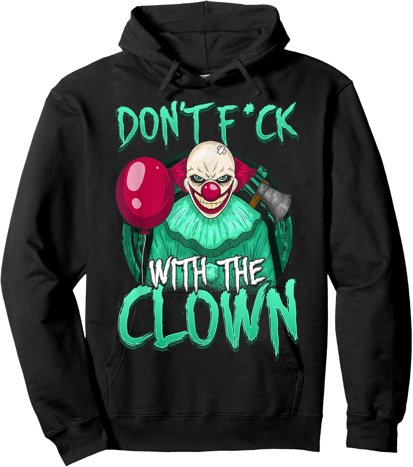 Evil Scary Clown Horror Lovers Hoodie - Hoodie | Black