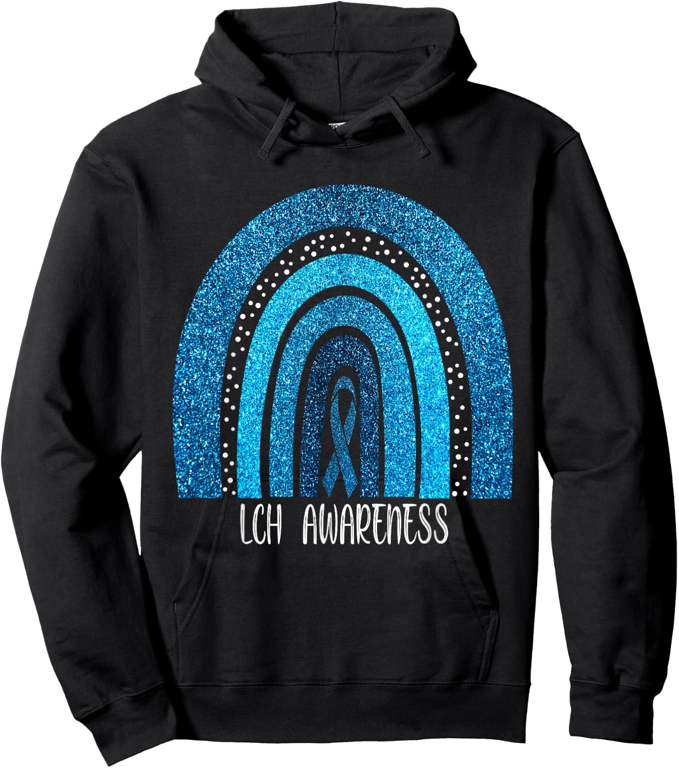 Langerhans Cell Histiocytosis awareness rainbow Hoodie - Hoodie | Black