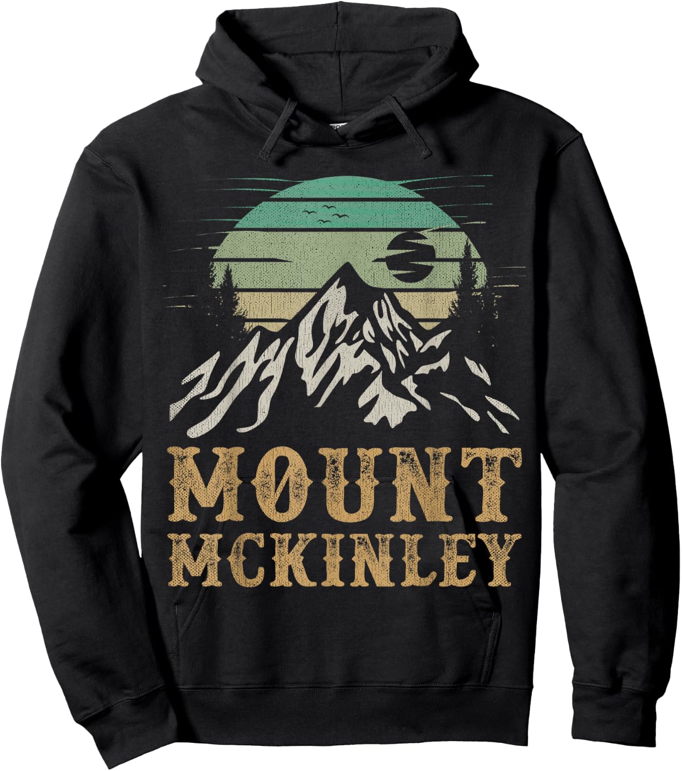 Mt. McKinley National Park Merch Hiking Mount Mc Kinley Hoodie - Hoodie | Black