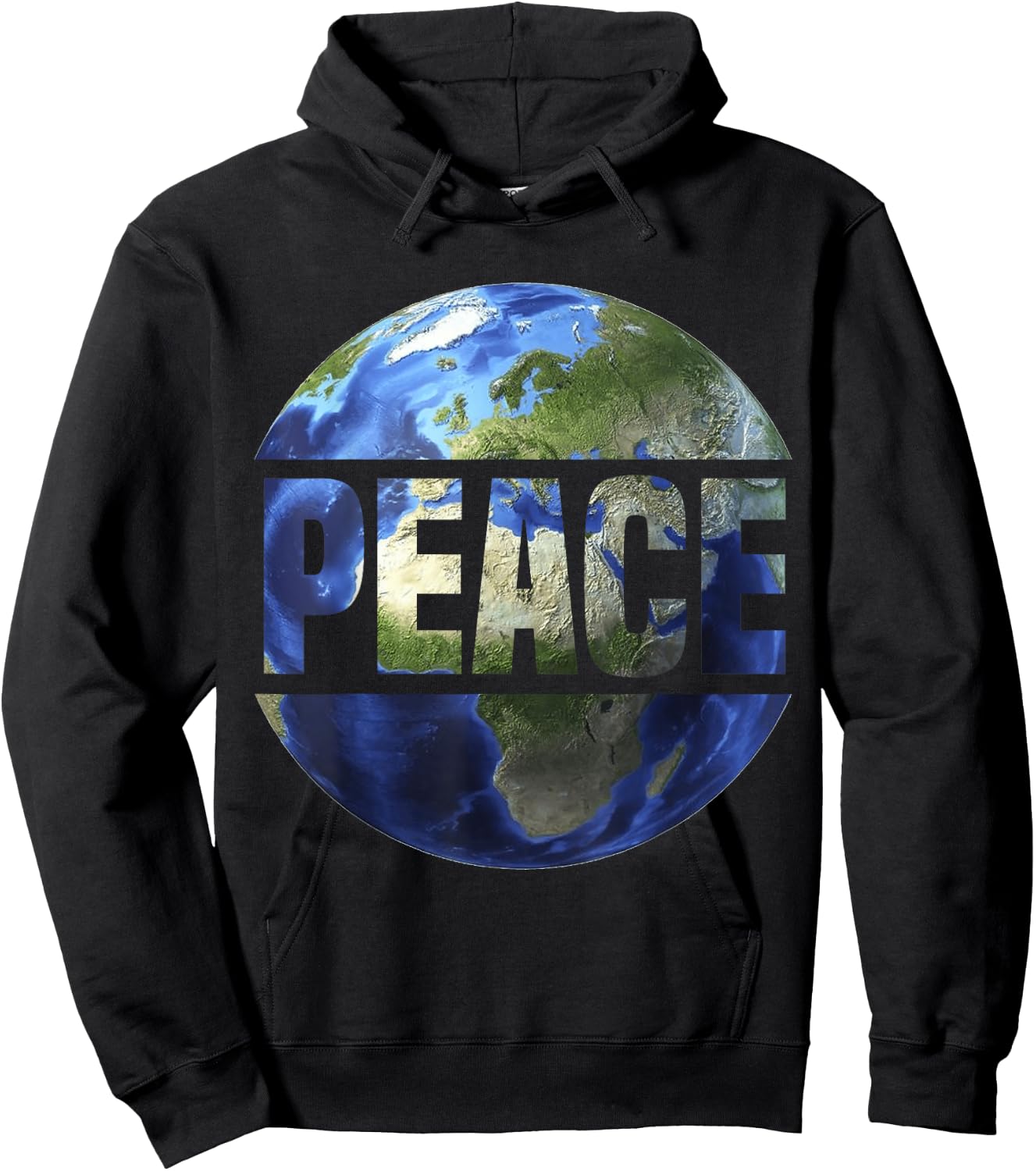 World Peace On Earth Conscious humanity Hope Earth Day Hoodie - Hoodie | Black