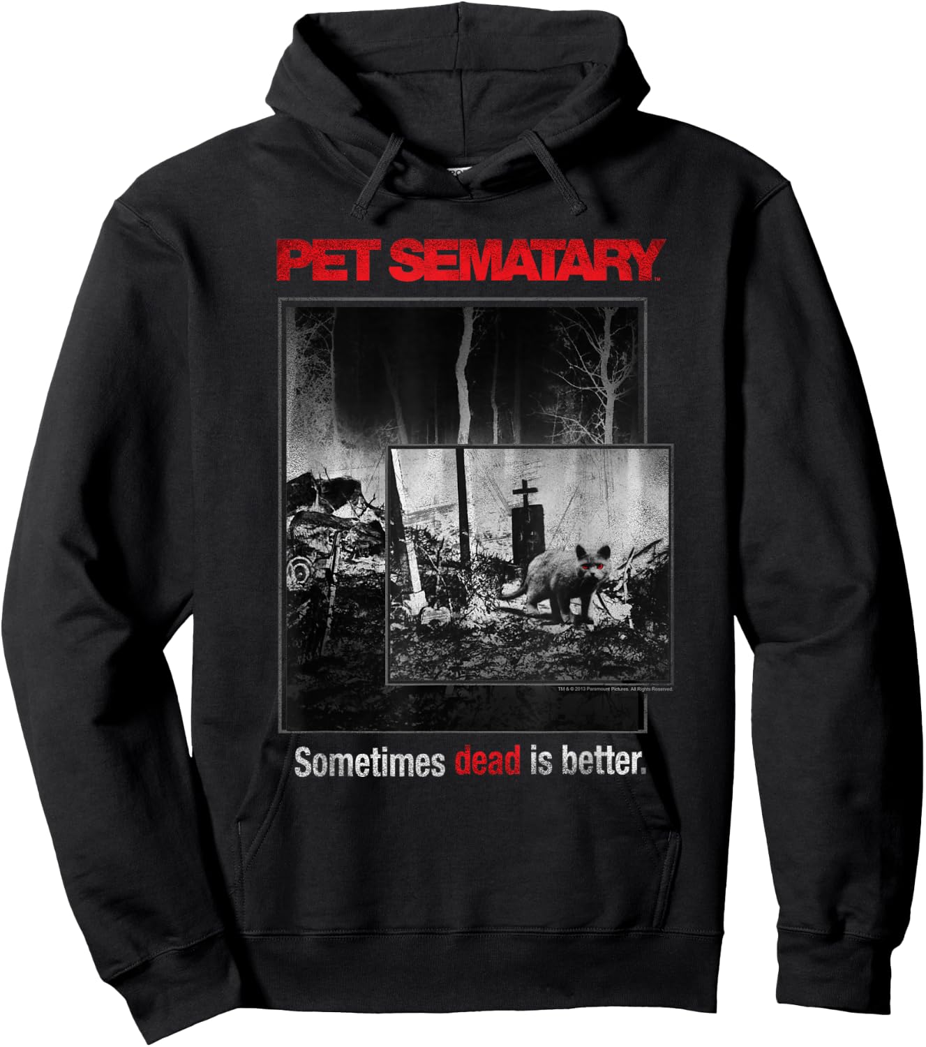 Pet Semetary Cat Poster Hoodie - Hoodie | Black