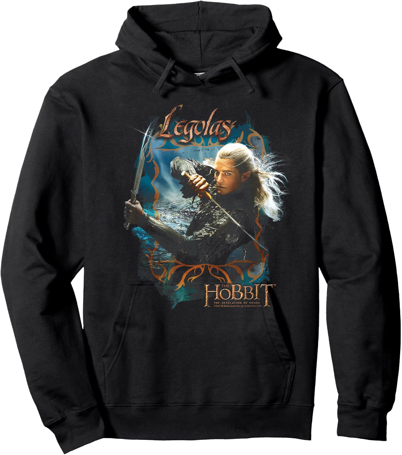 Hobbit Legolas Knives Hoodie - Hoodie | Black