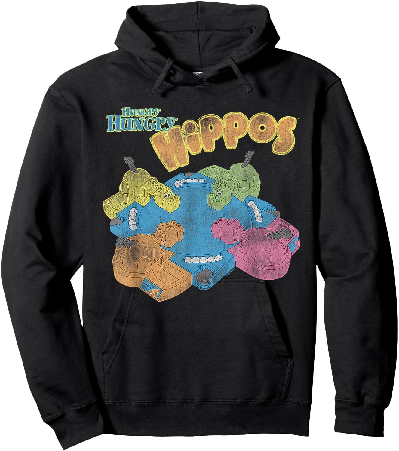 Hungry Hungry Hippos Time to Play Hoodie - Hoodie | Black
