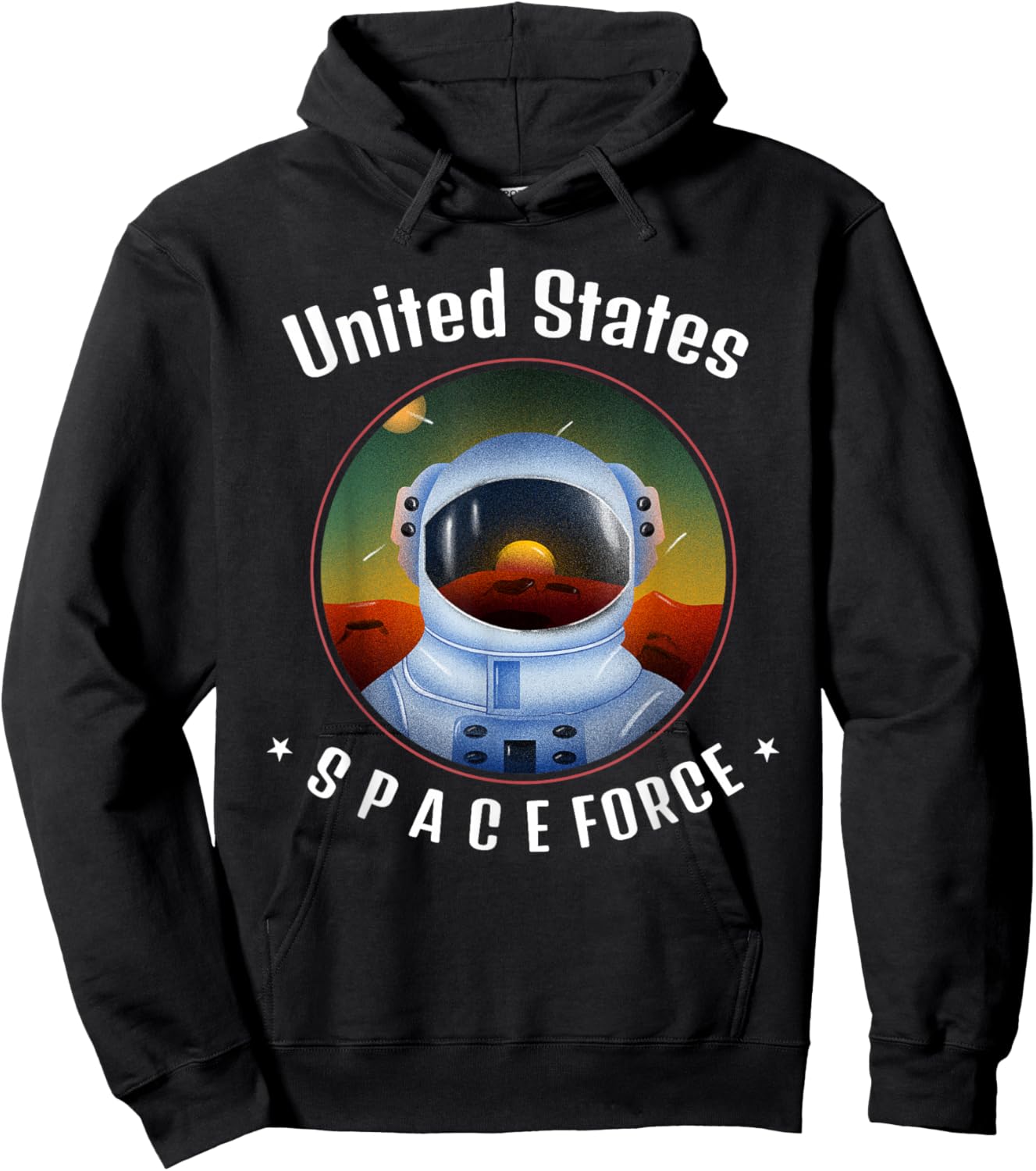 United States Space Force Zero Gravity Hoodie - Hoodie | Black