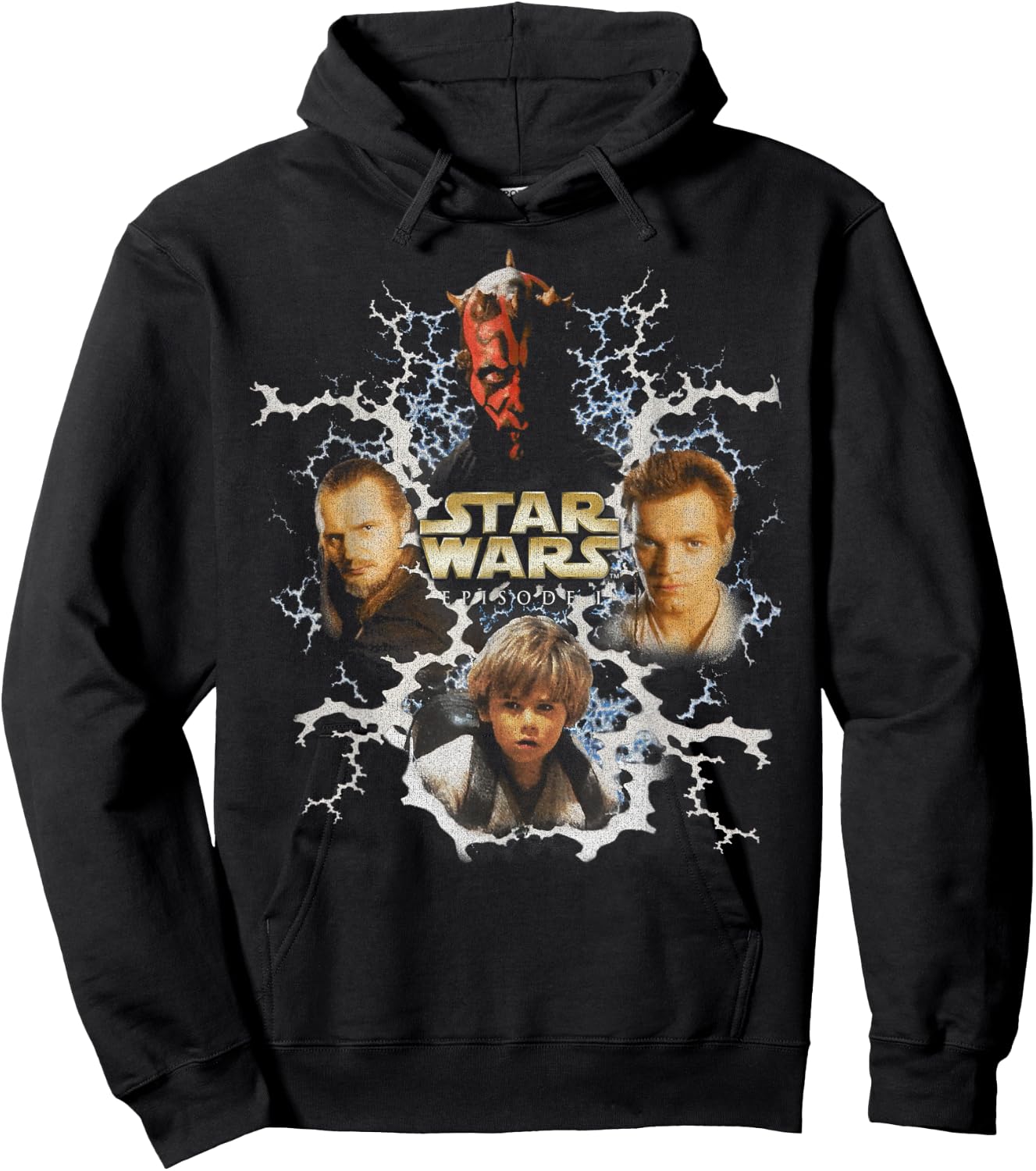 Star Wars Darth Maul Vintage Portrait Hoodie - Hoodie | Black