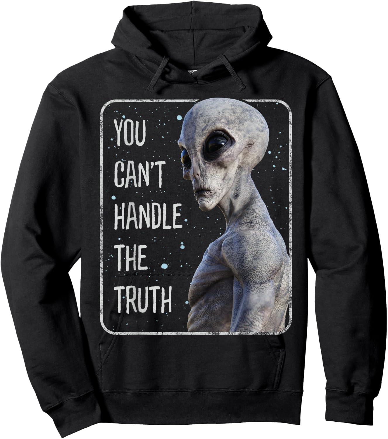 You Can't Handle The Truth Alien Area 51 UFO Hoodie - Hoodie | Black