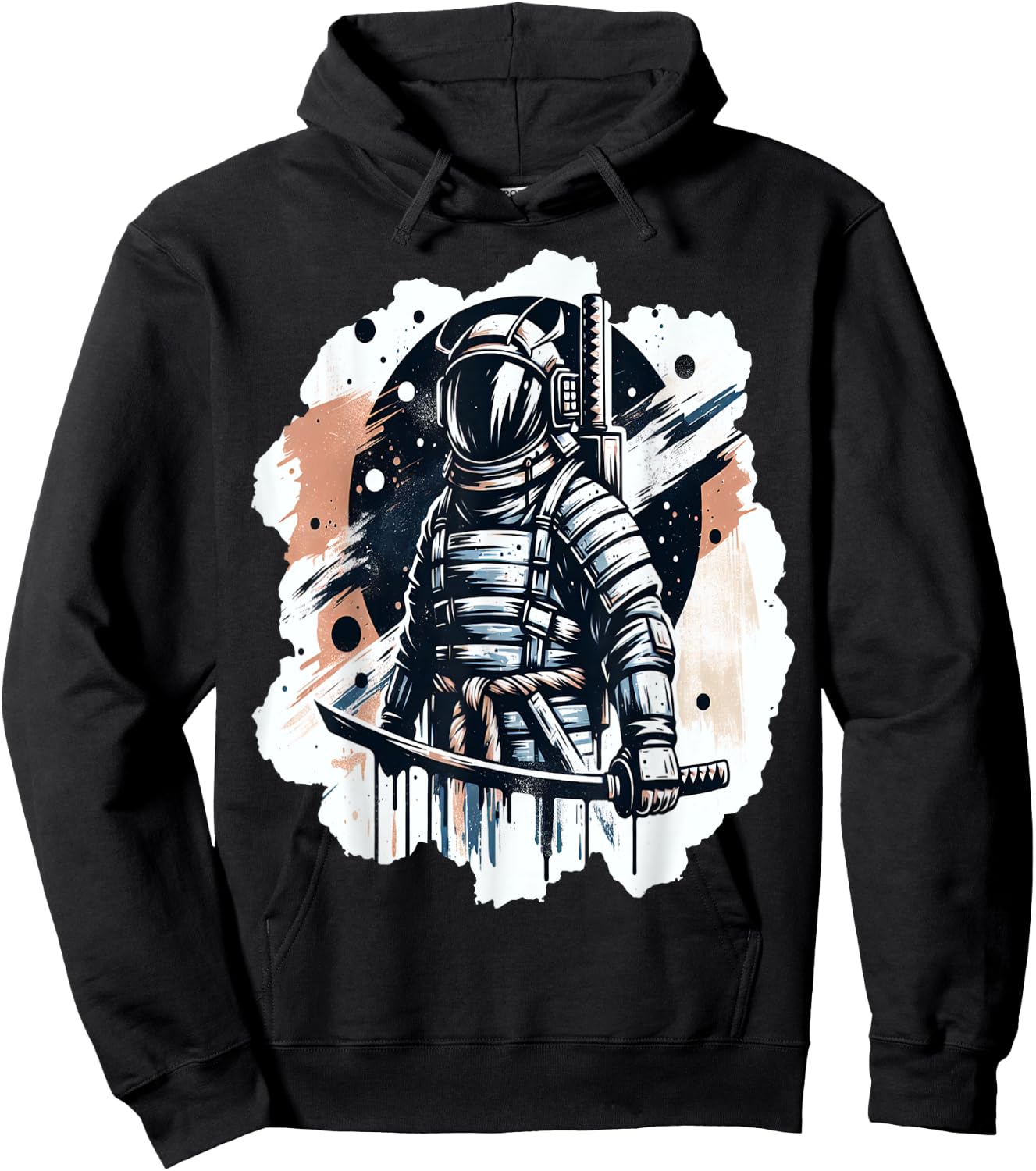 Samurai Astronaut Galaxy Warrior Costume Hoodie - Hoodie | Black