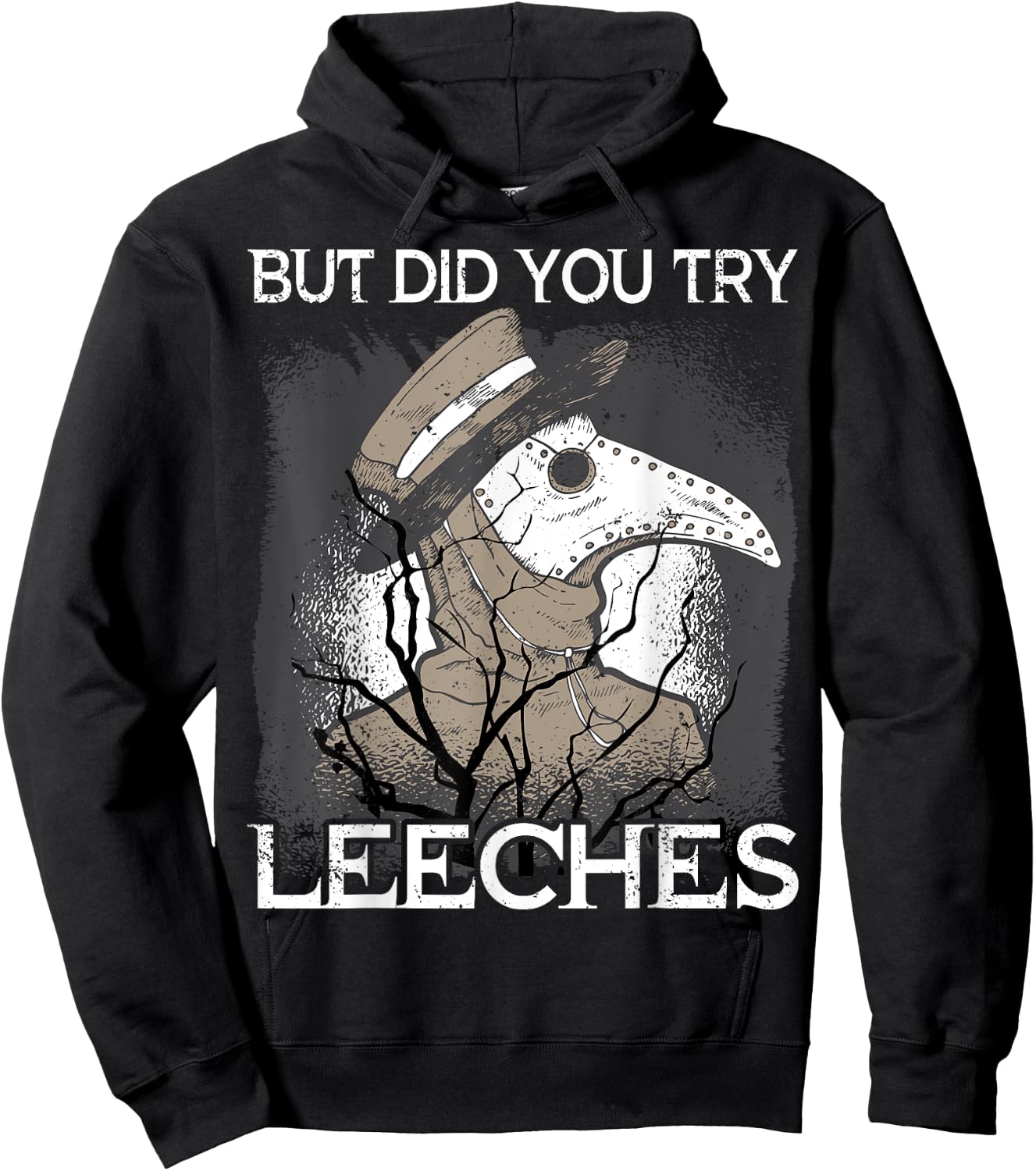But did you try Leeches Plague Doctor Mask Cloak Hoodie - Hoodie | Black