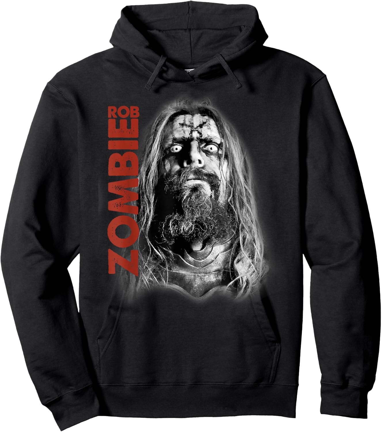 Rob Zombie – Unmasked Face Hoodie - Hoodie | Black