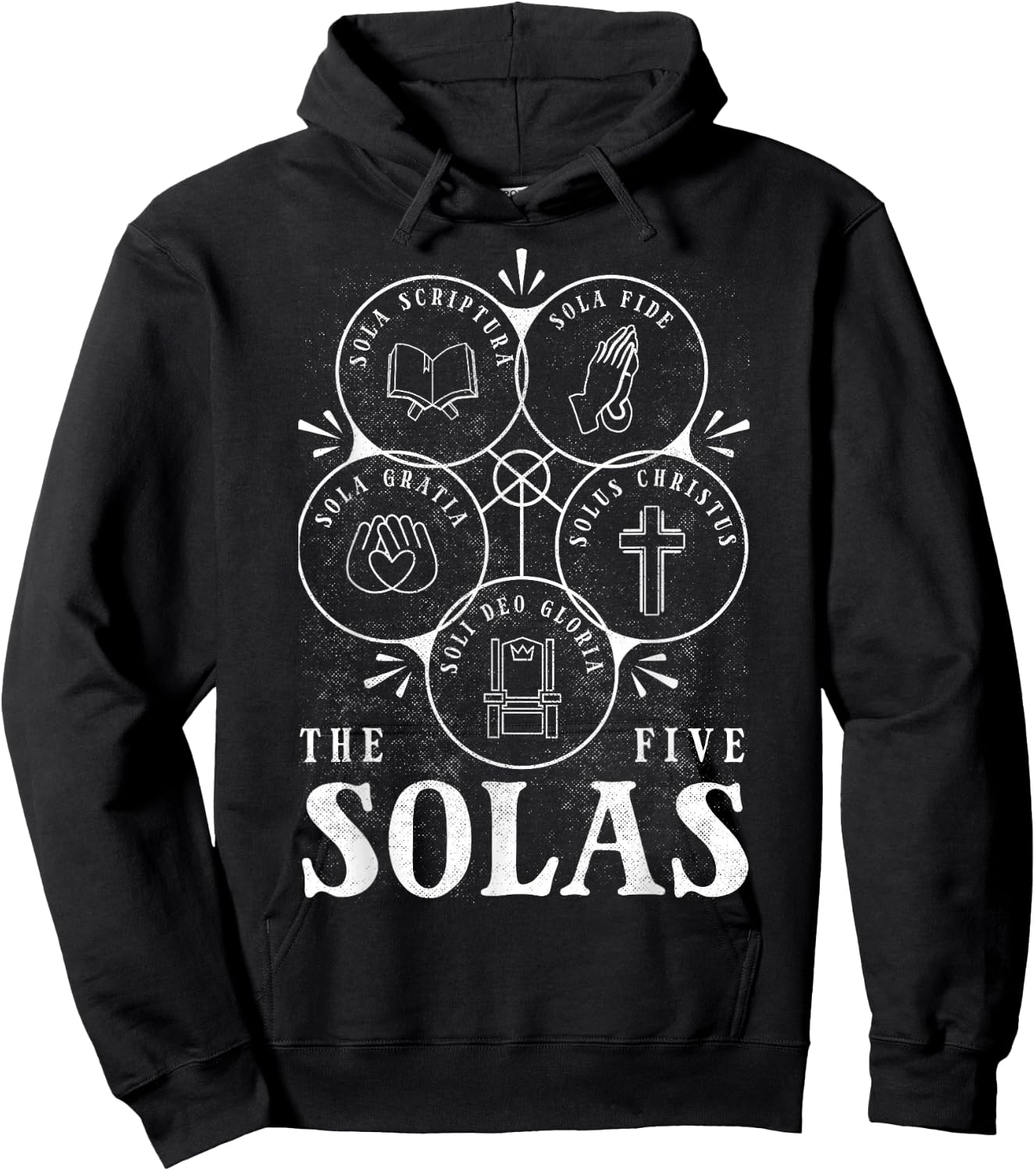 Sola Scriptura - Protestant, Christian Reformation, 5 Solas Hoodie - Hoodie | Black