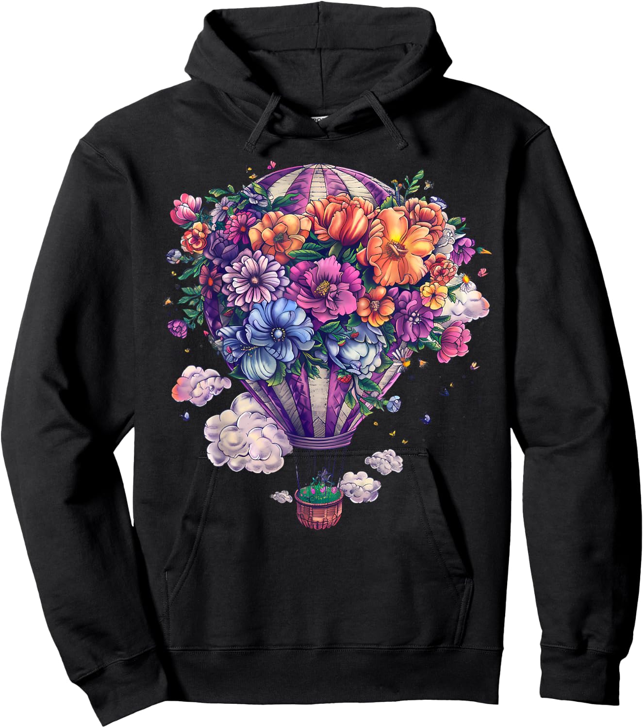 Hot Air Balloon Ride Festival Hot Air Ballooning Hoodie - Hoodie | Black