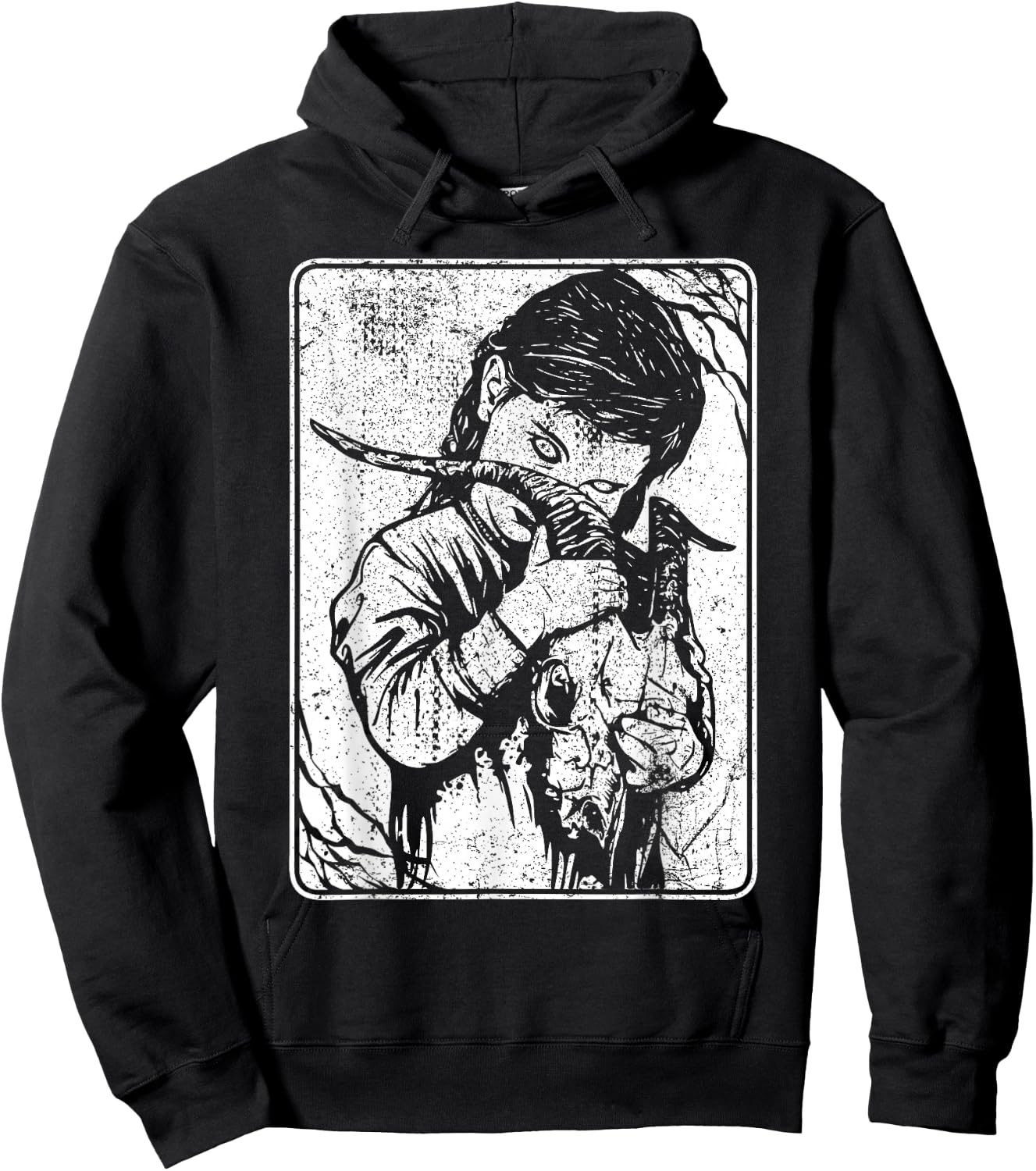Satanic Occult Dark Art Evil 666 Antichrist Goth Hoodie - Hoodie | Black