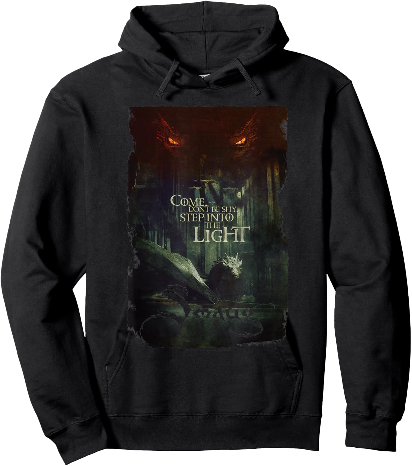 Hobbit Smaug Taunt Hoodie - Hoodie | Black