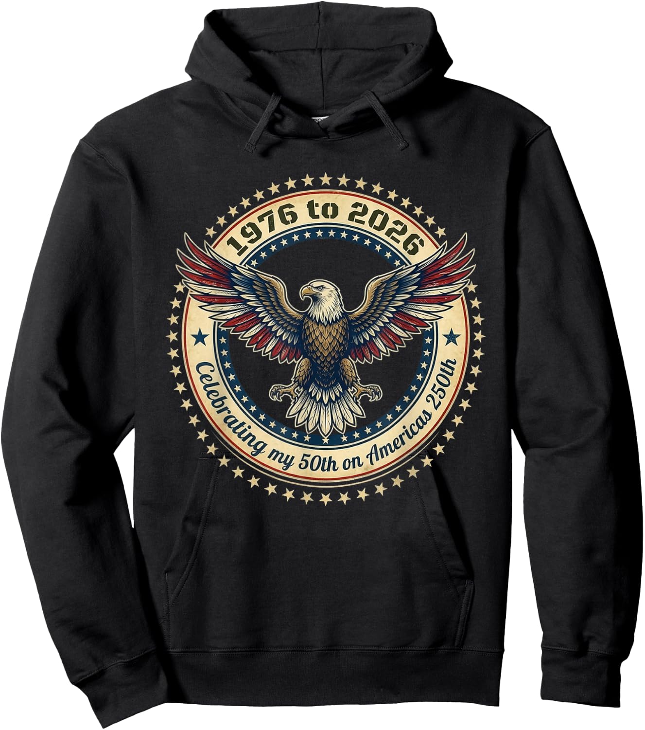 1976 to 2026 USA 250th Anniversary Hoodie - Hoodie | Black