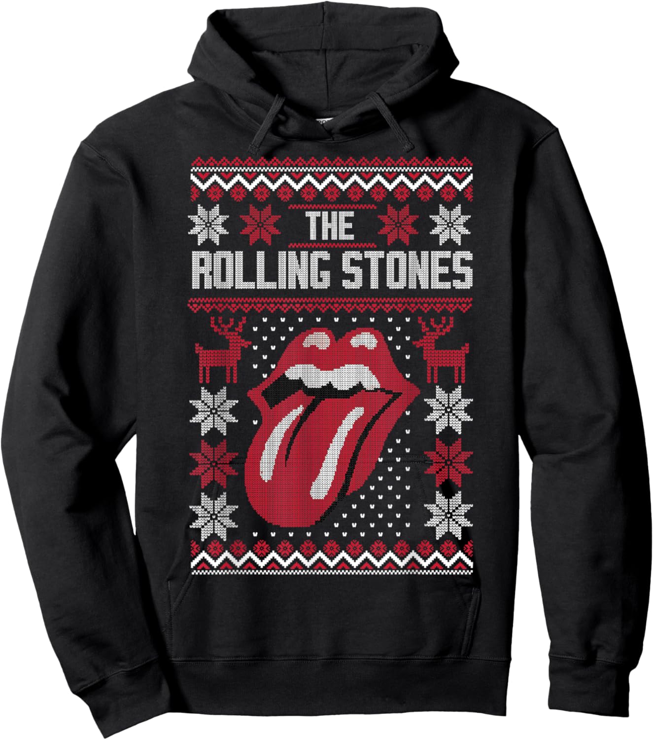 Rolling Stones Christmas Hoodie - Hoodie | Black